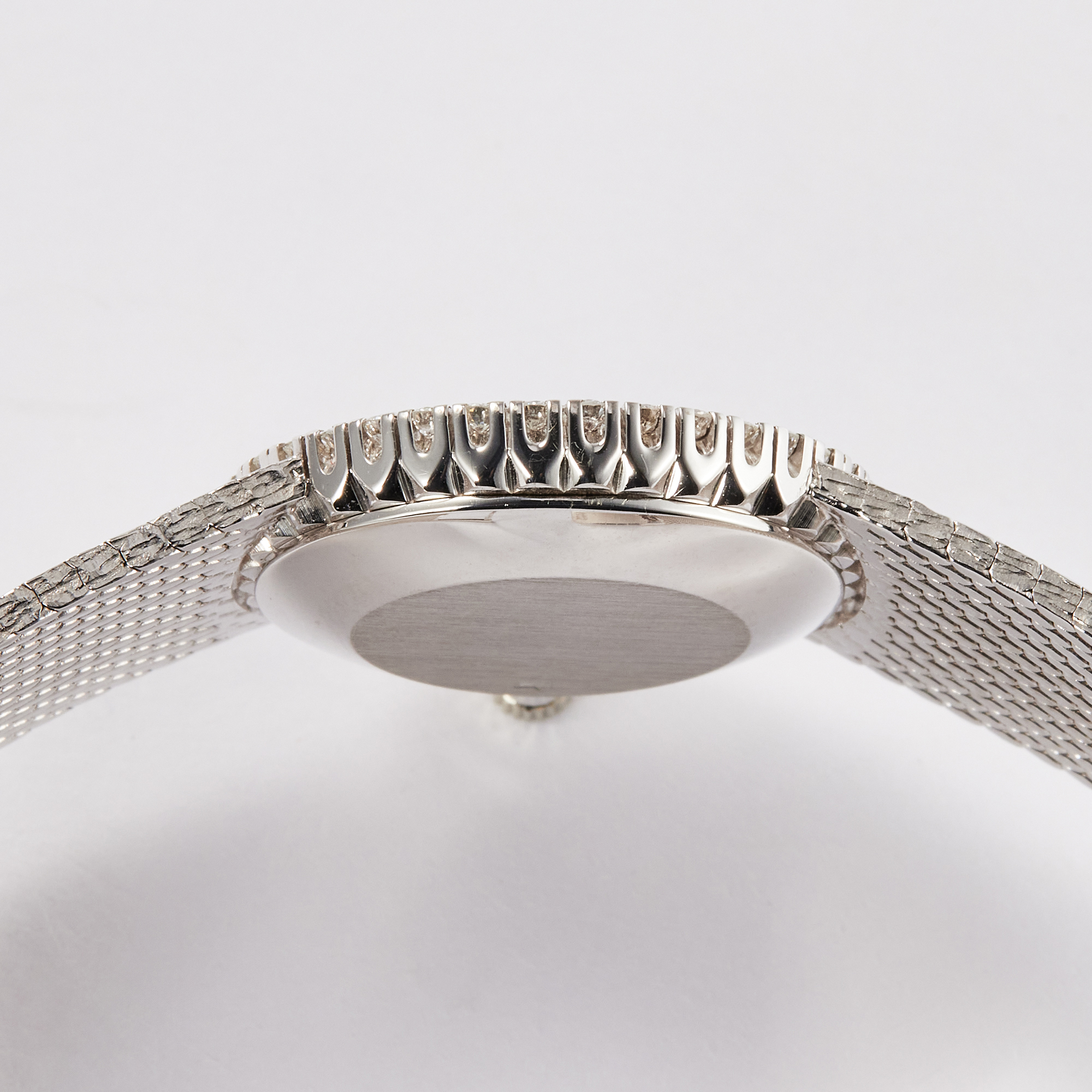 Vintage White Gold Diamond Blue Dial 23mm Product Image 7