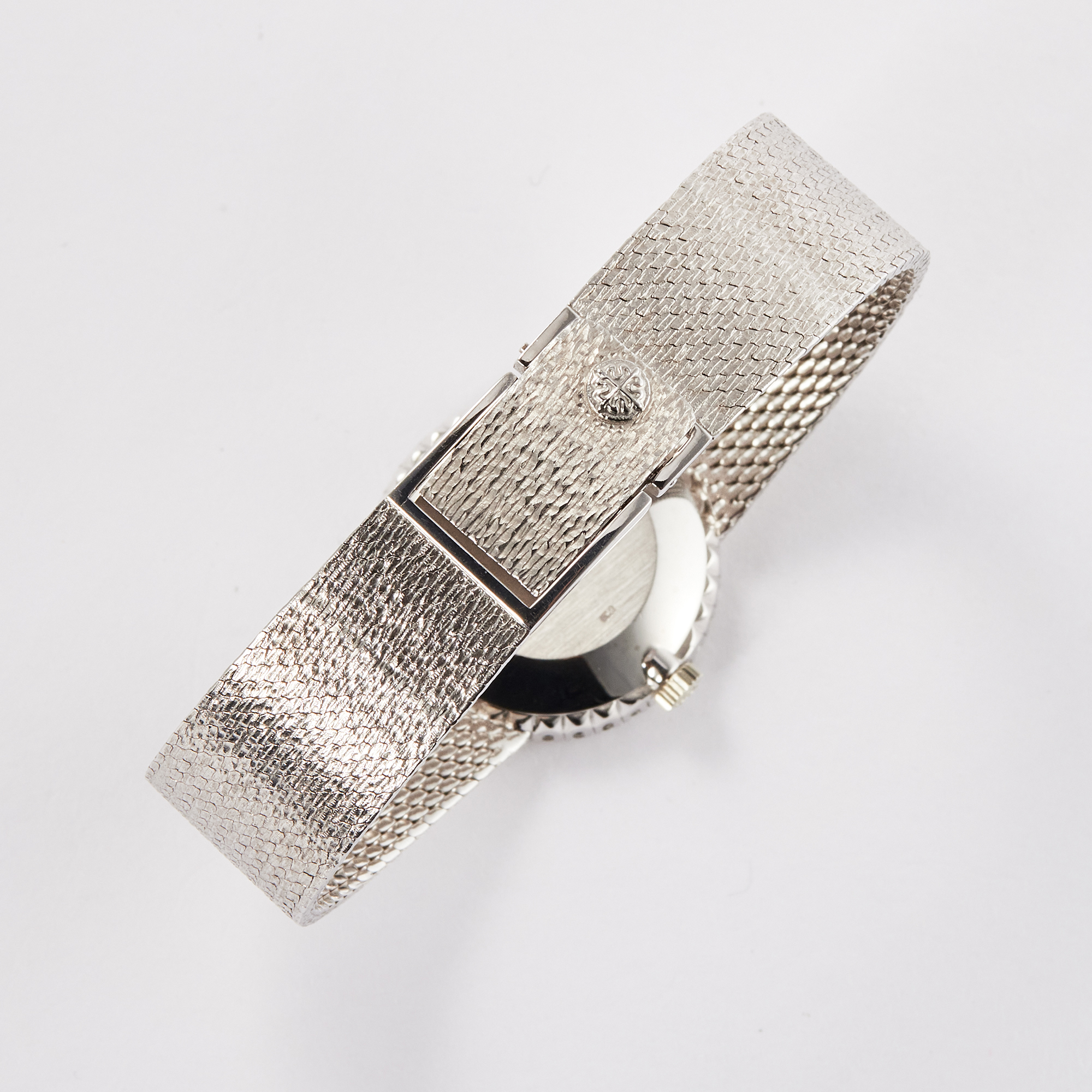Vintage White Gold Diamond Blue Dial 23mm Product Image 9