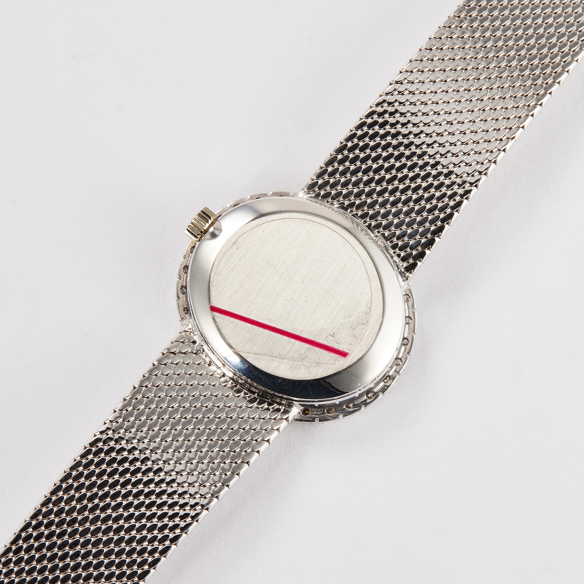 Vintage Oval White Gold Blue Dial 23mm Product Image 5