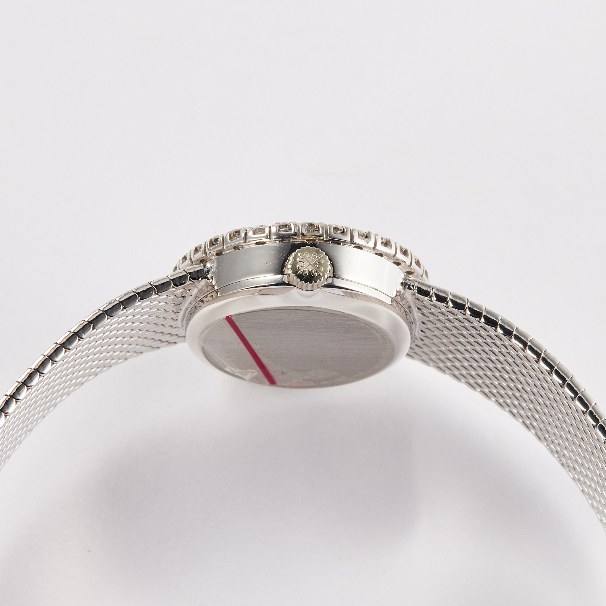 Vintage Oval White Gold Blue Dial 23mm Product Image 6