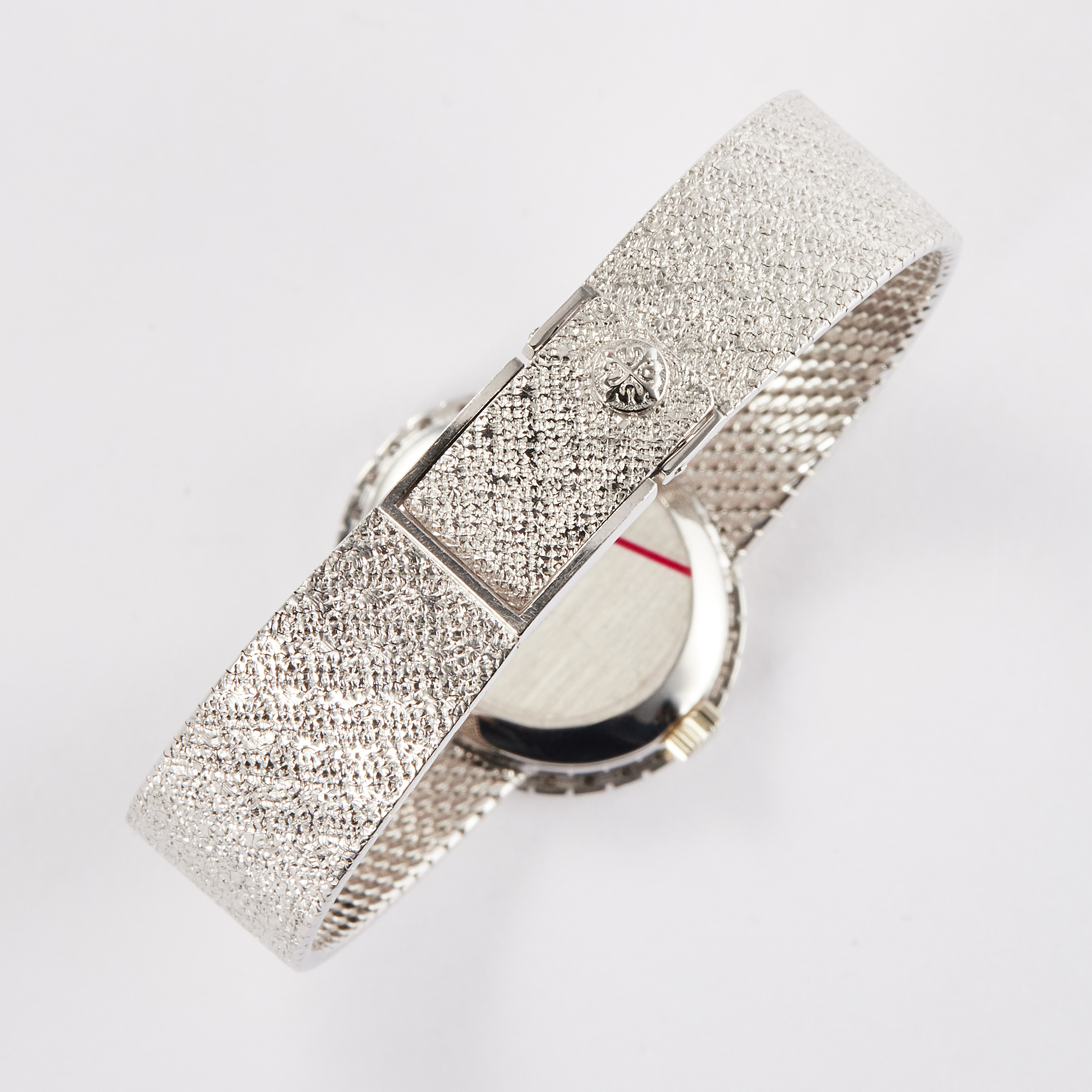 Vintage Oval White Gold Blue Dial 23mm Product Image 9