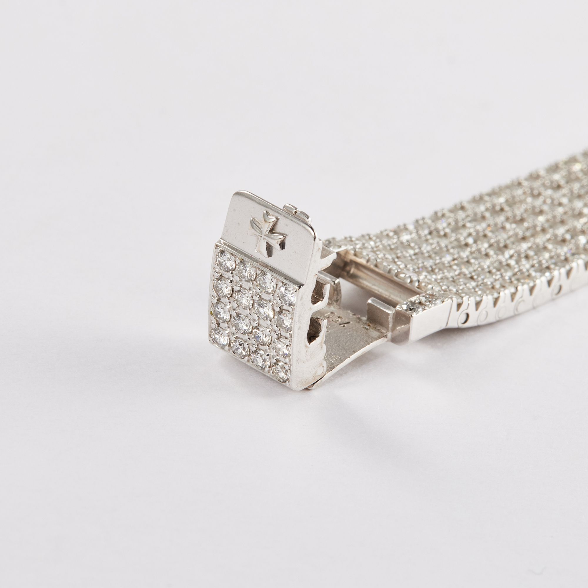 Vintage White Gold Diamond Pave Dial Product Image 8