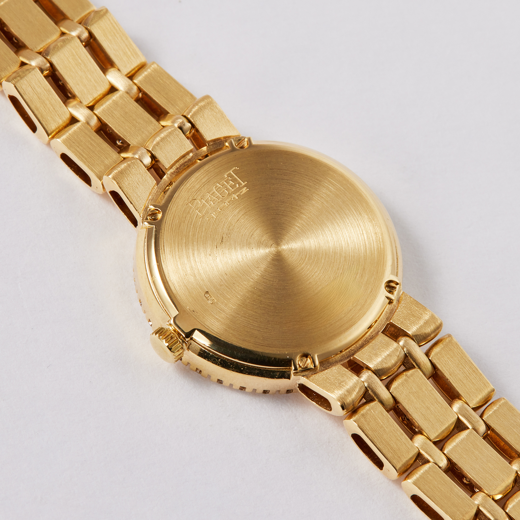 Vintage Yellow Gold Diamond Mother of Pearl Dial Product Image 5