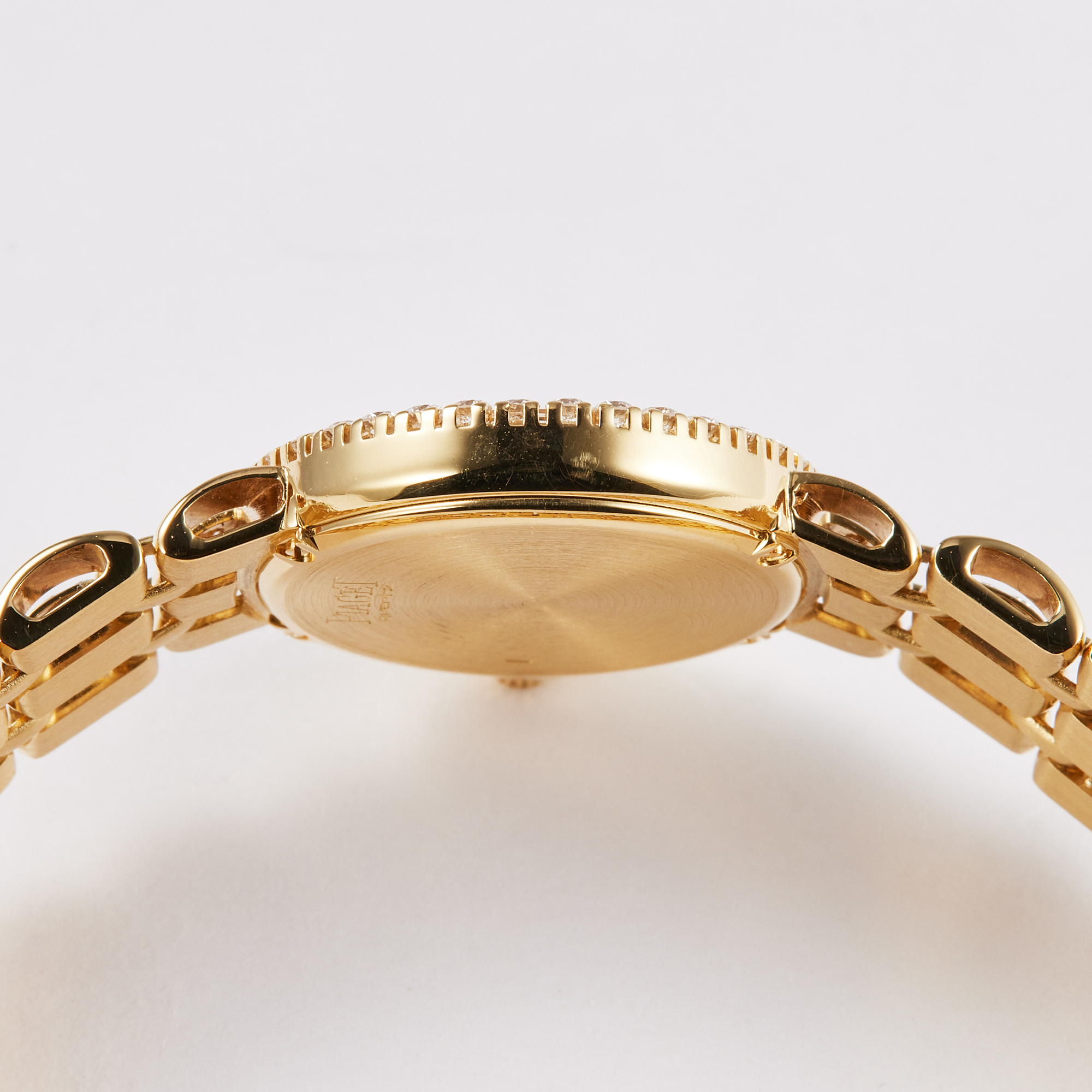 Vintage Yellow Gold Diamond Mother of Pearl Dial Product Image 7