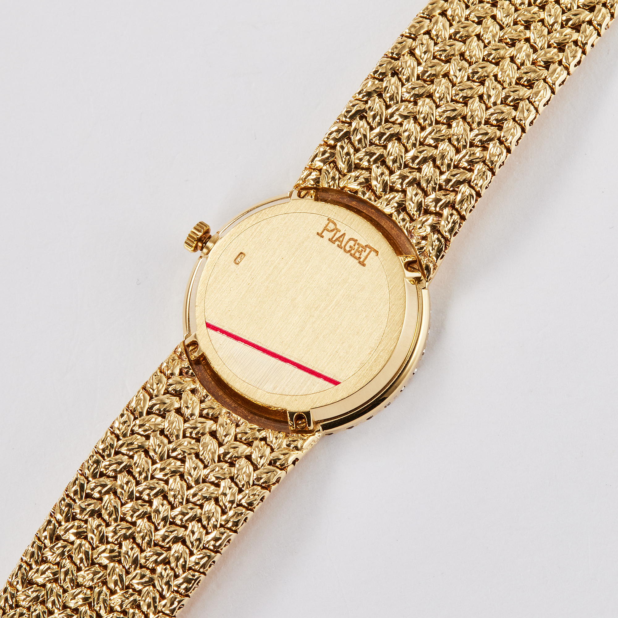 Vintage Yellow Gold Diamond Pave Dial Product Image 4