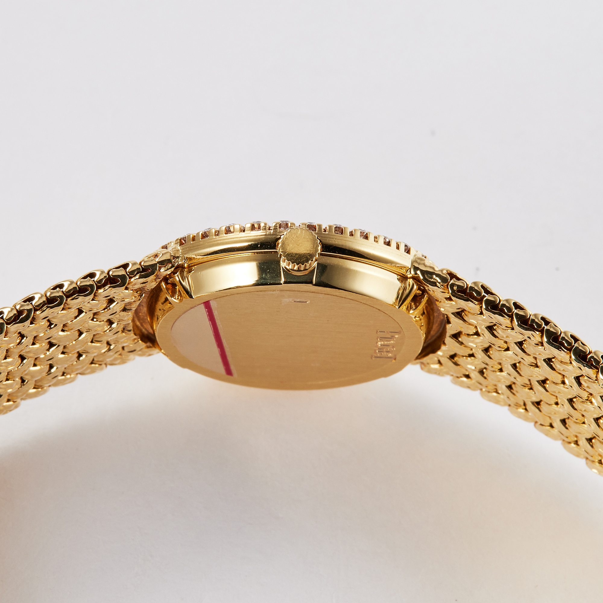 Vintage Yellow Gold Diamond Pave Dial Product Image 5