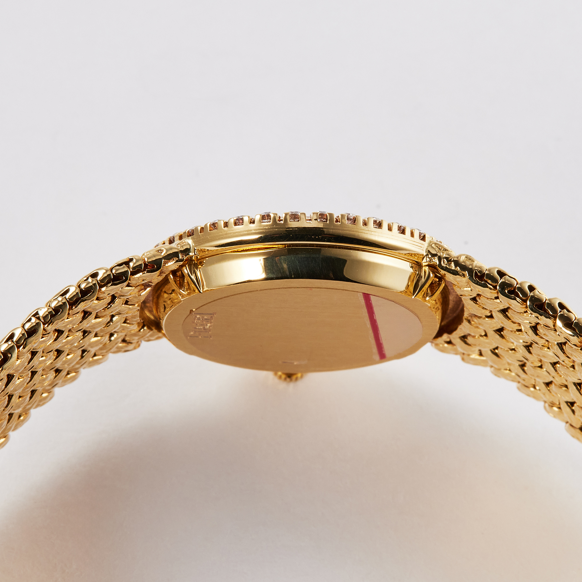 Vintage Yellow Gold Diamond Pave Dial Product Image 6
