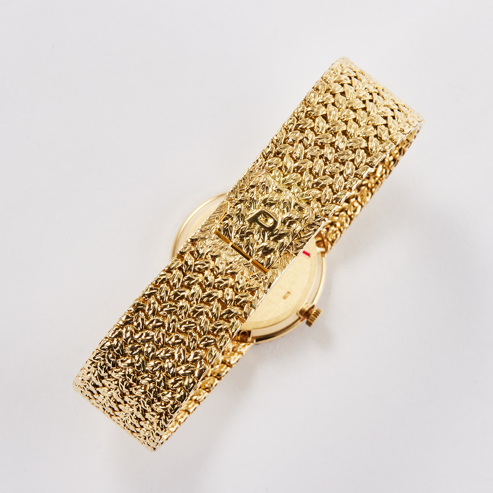Vintage Yellow Gold Diamond Pave Dial Product Image 8