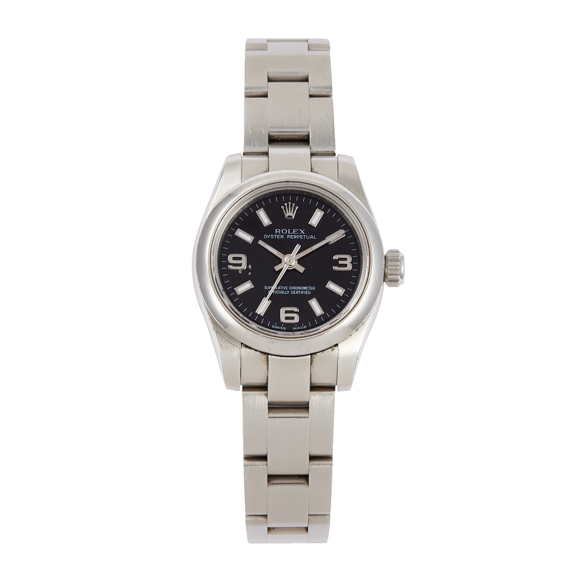 Oyster Perpetual Vintage Steel Black Dial 24mm Product Image