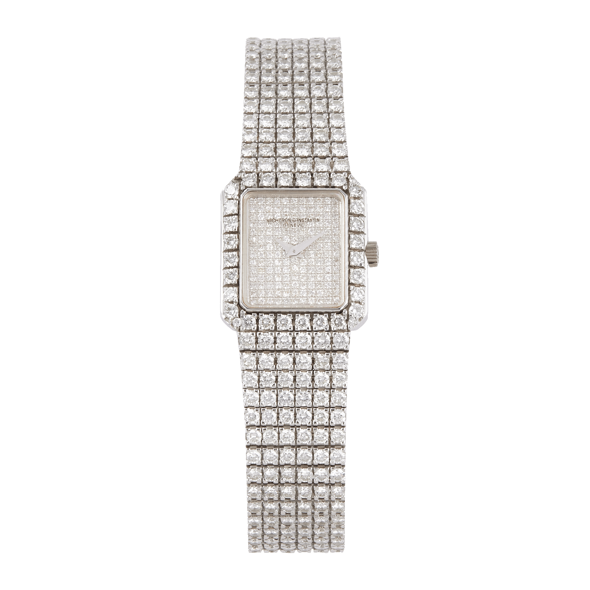Vintage White Gold Diamond Pave Dial Product Image