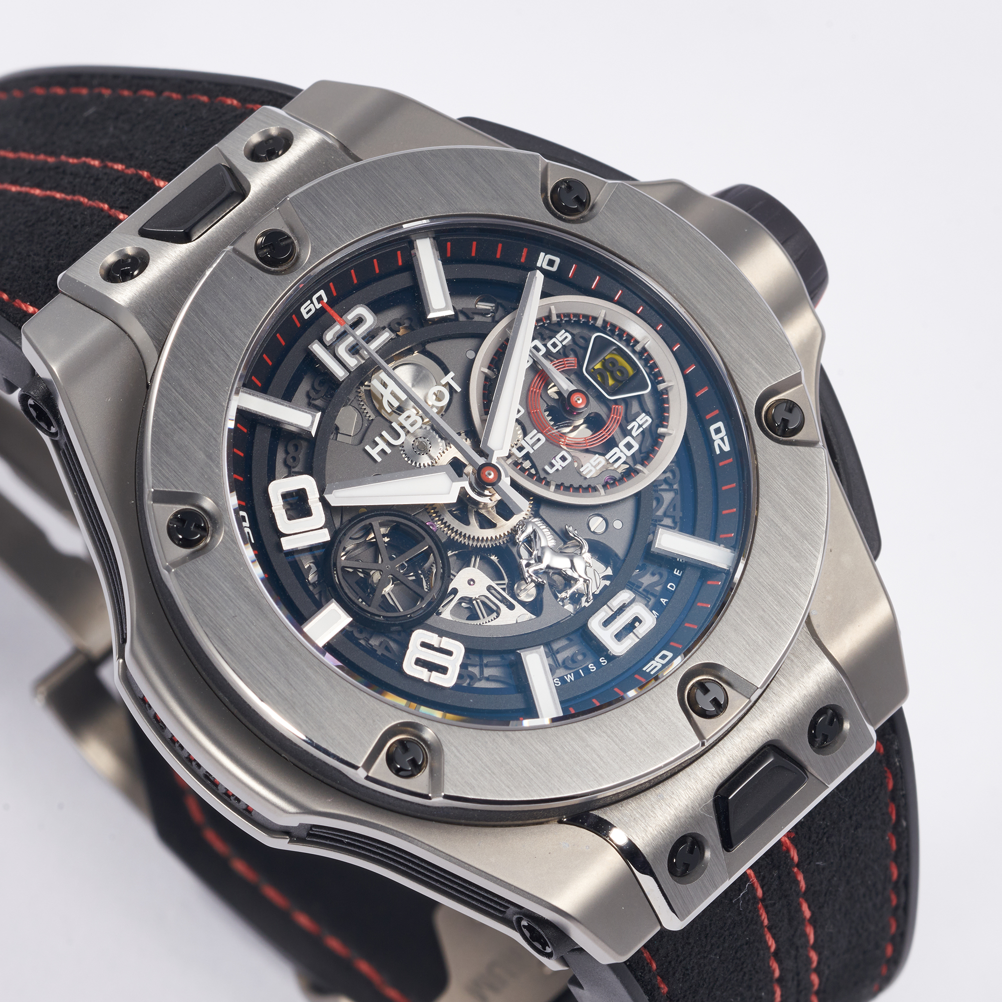 Big Bang "Ferrari" Unico Titanium Skeleton Dial 45mm Product Image 2