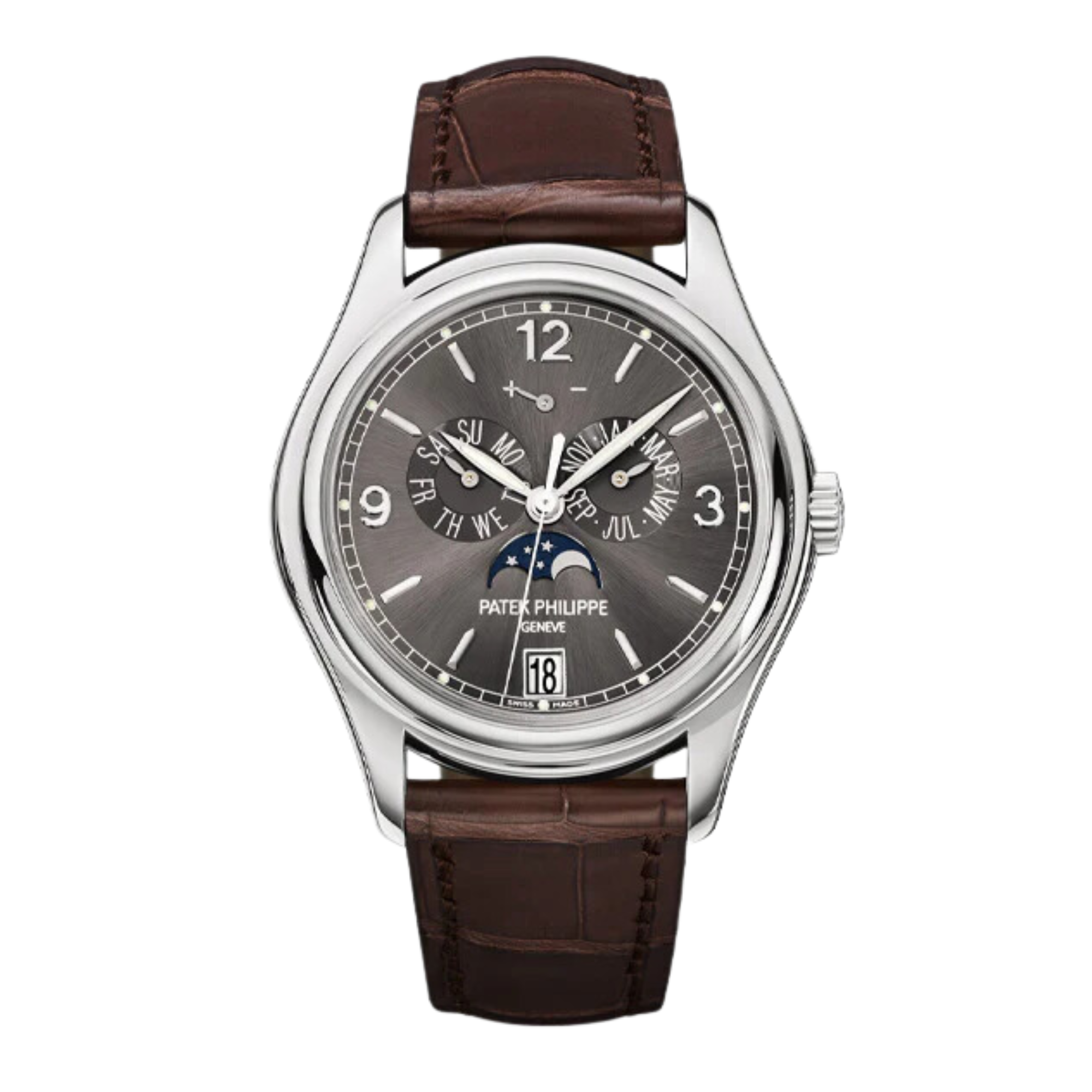 Complications Annual Calendar Moonphase White Gold Grey Dial 39mm Product Image