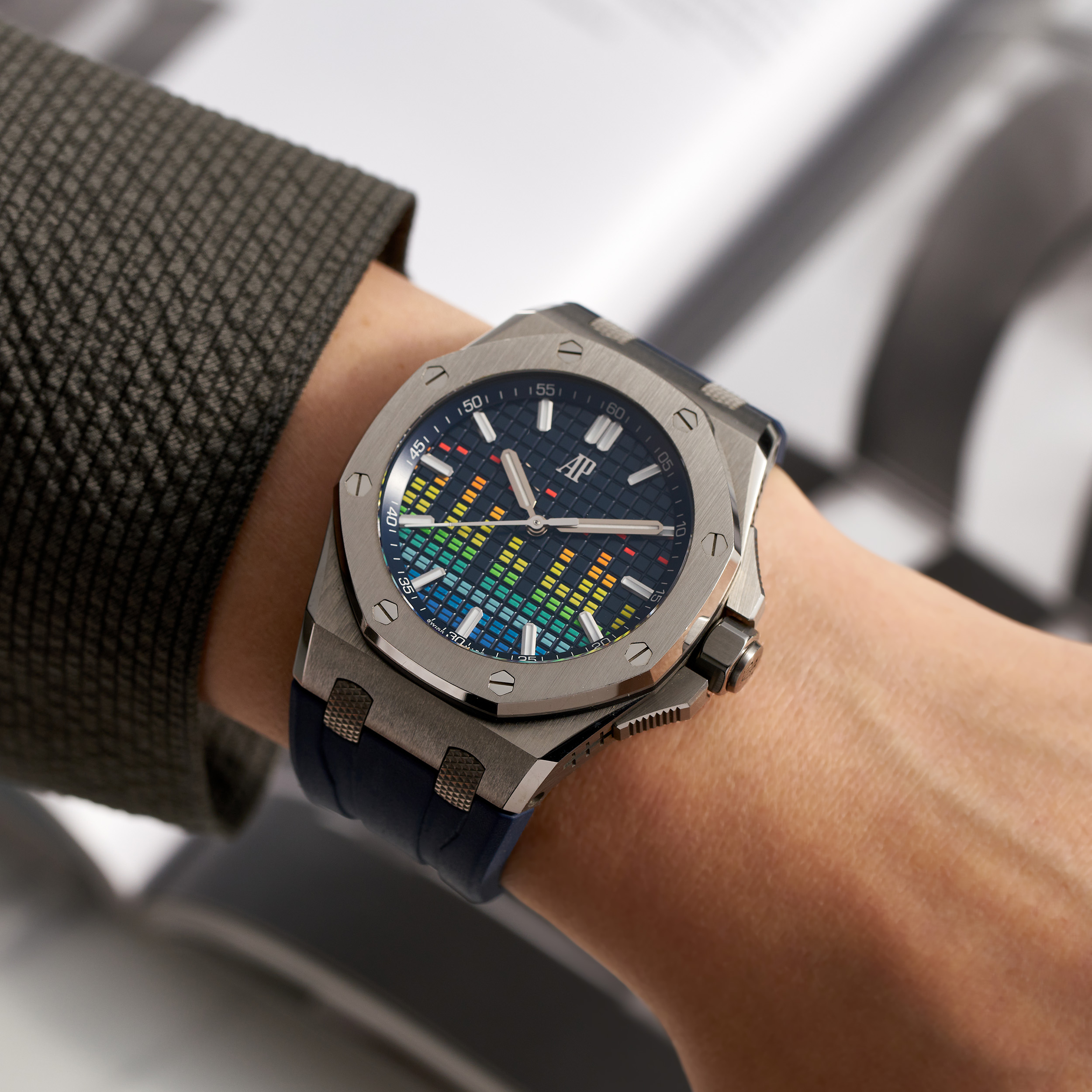 Royal Oak Offshore Music Edition Titanium Blue Dial 43mm Product Image