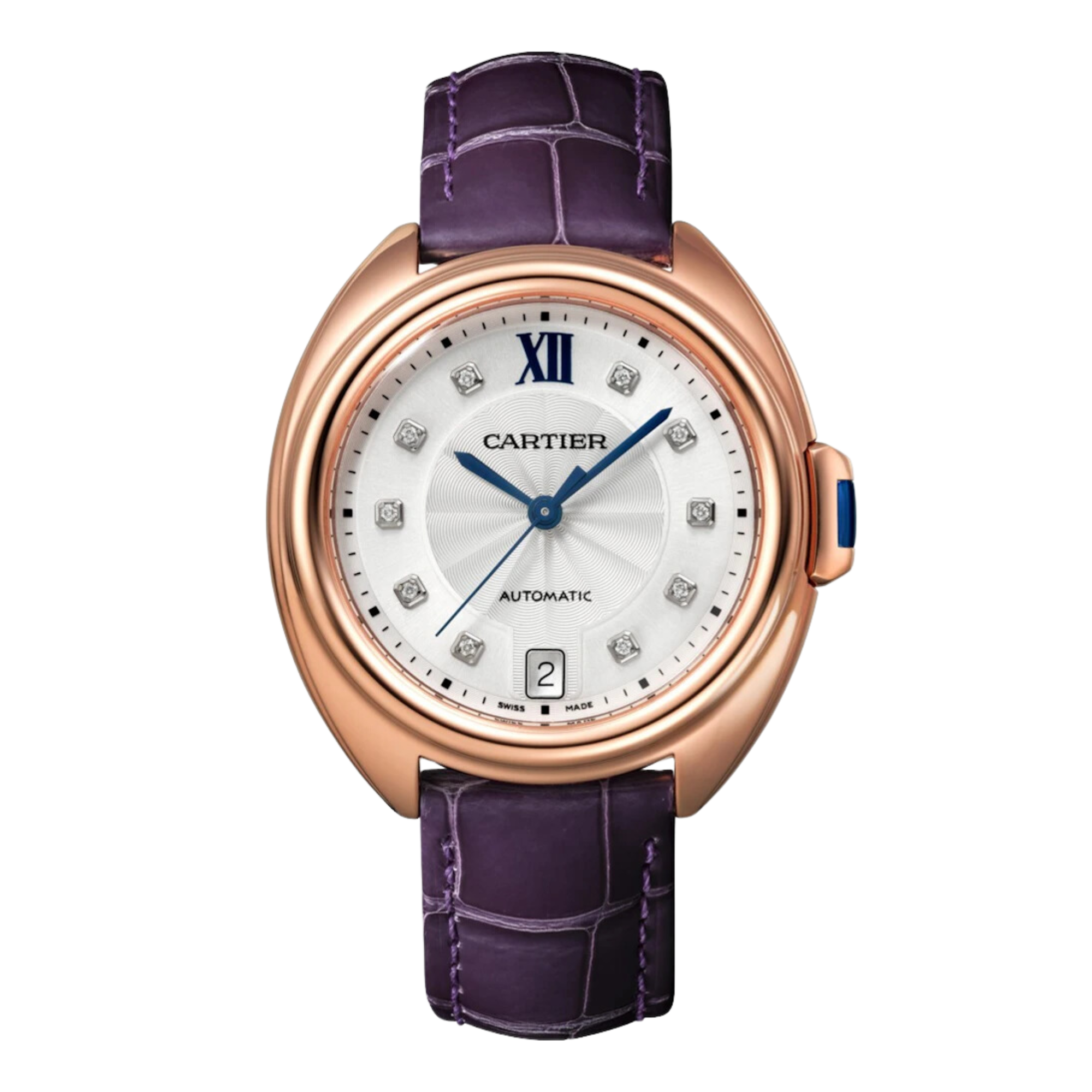Clé de Cartier Rose Gold Silver Dial 35mm Product Image