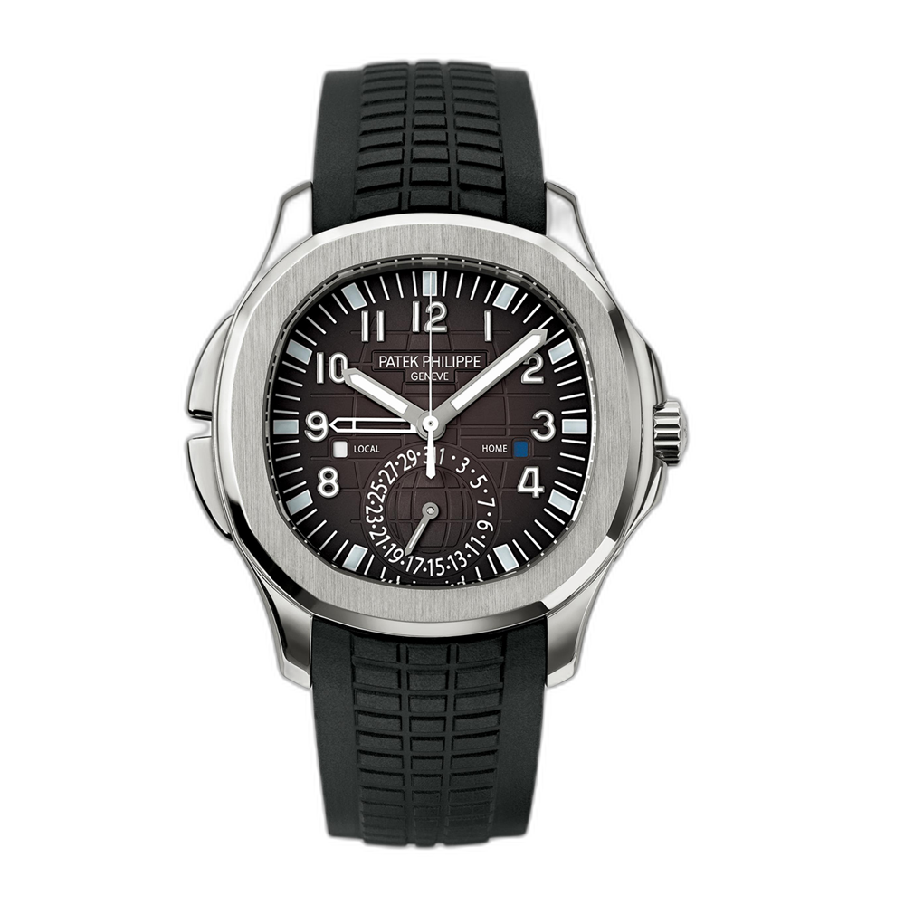 Aquanaut Travel Time Steel Black Dial 40mm Product Image 1