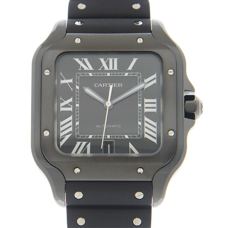 Santos de Cartier Steel Black Dial 39mm Product Image 2