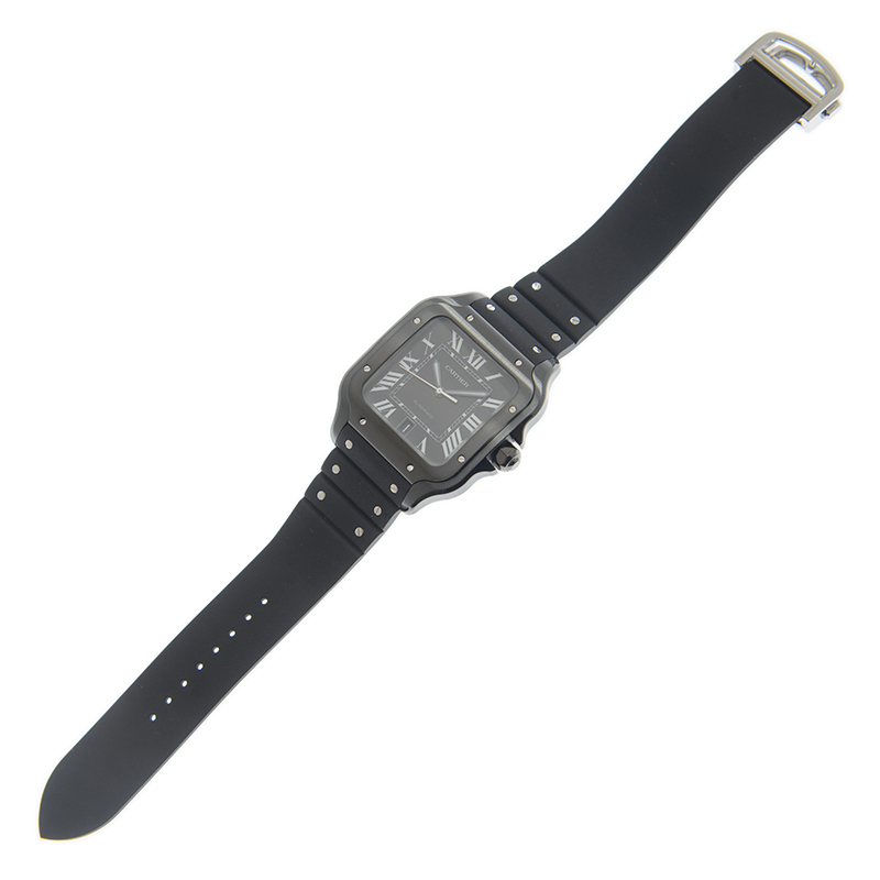 Santos de Cartier Steel Black Dial 39mm Product Image 4