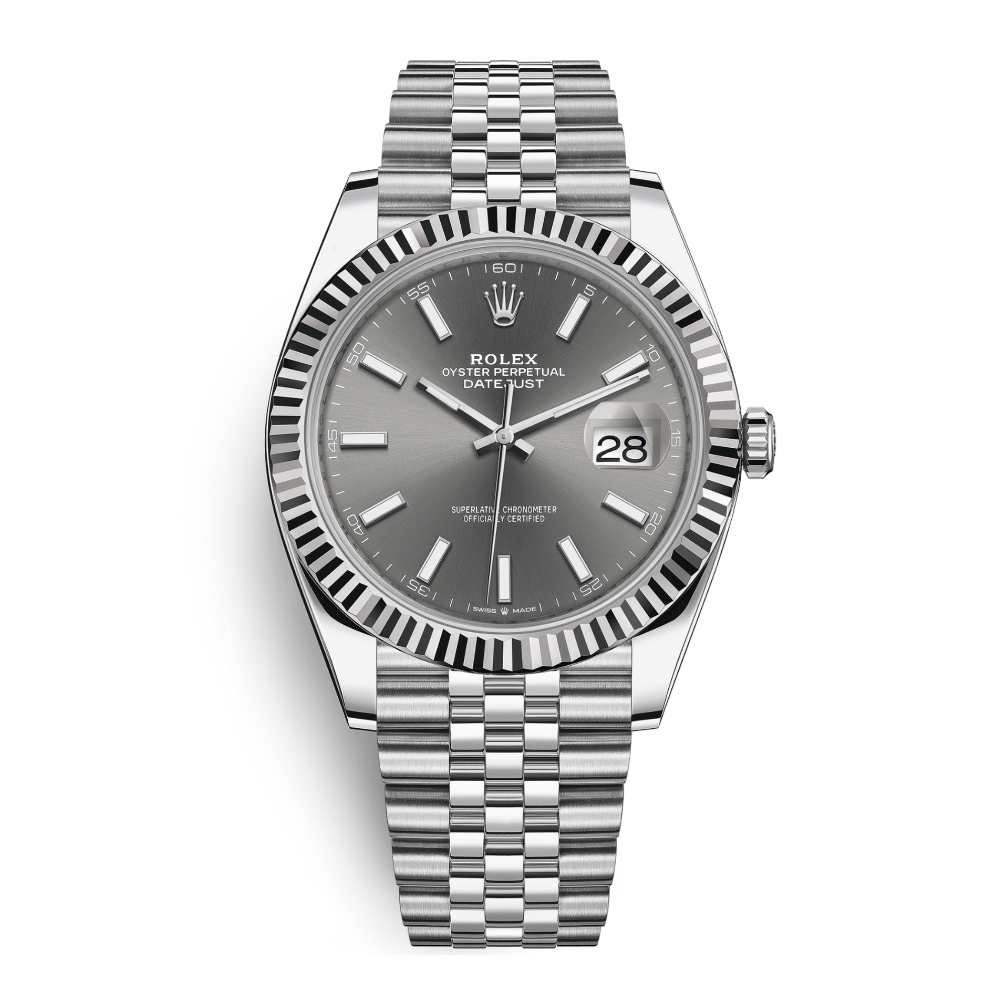 Datejust Steel Jubilee Grey Dial 41mm Product Image