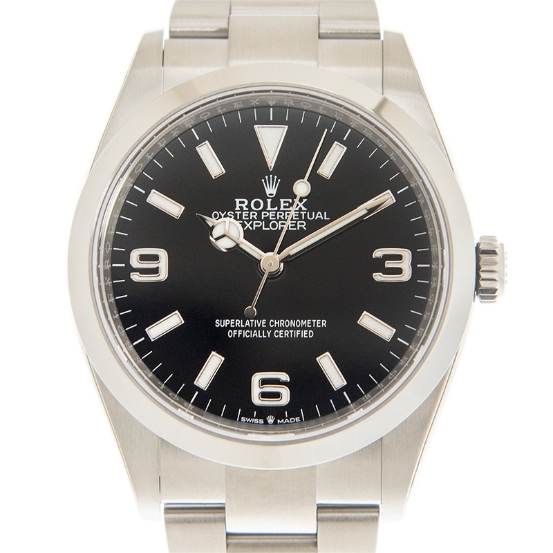 Explorer Steel Black Dial 36mm Product Image 4