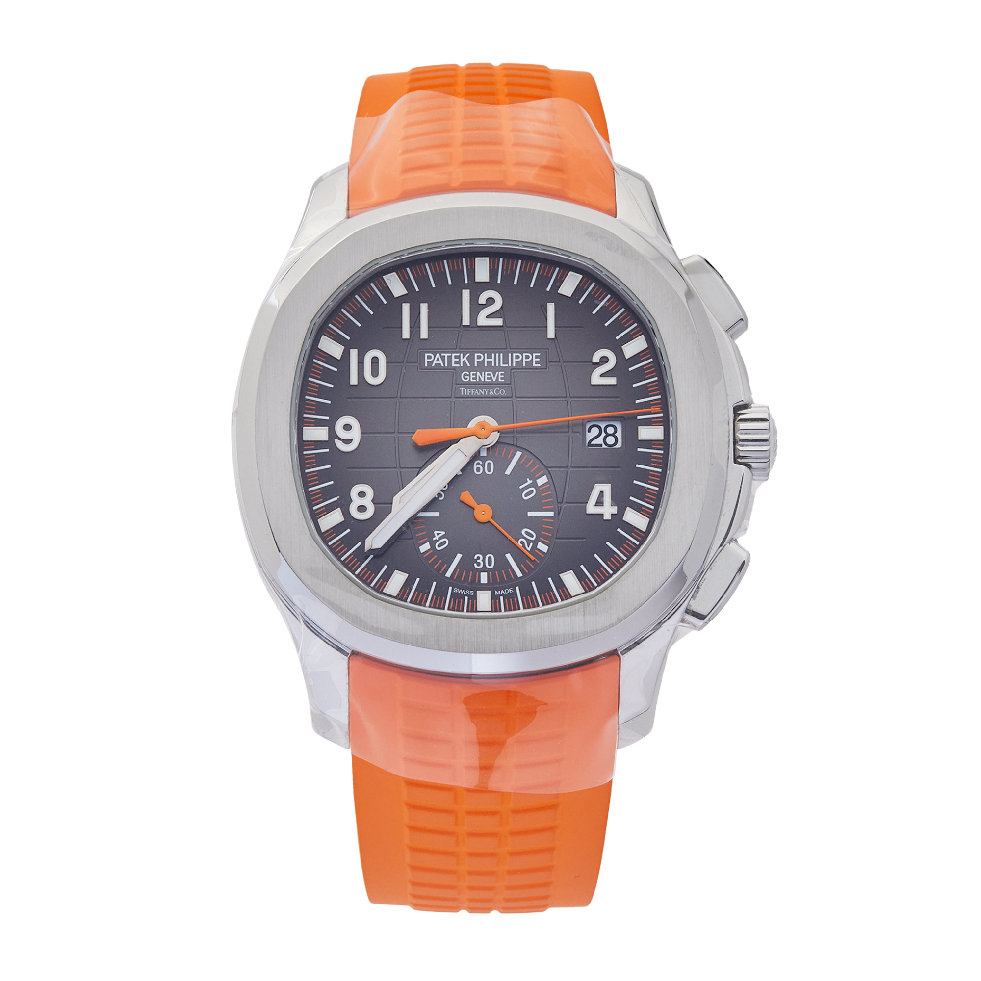 Aquanaut Chronograph Steel Black Dial "Tiffany & Co." 42mm Product Image