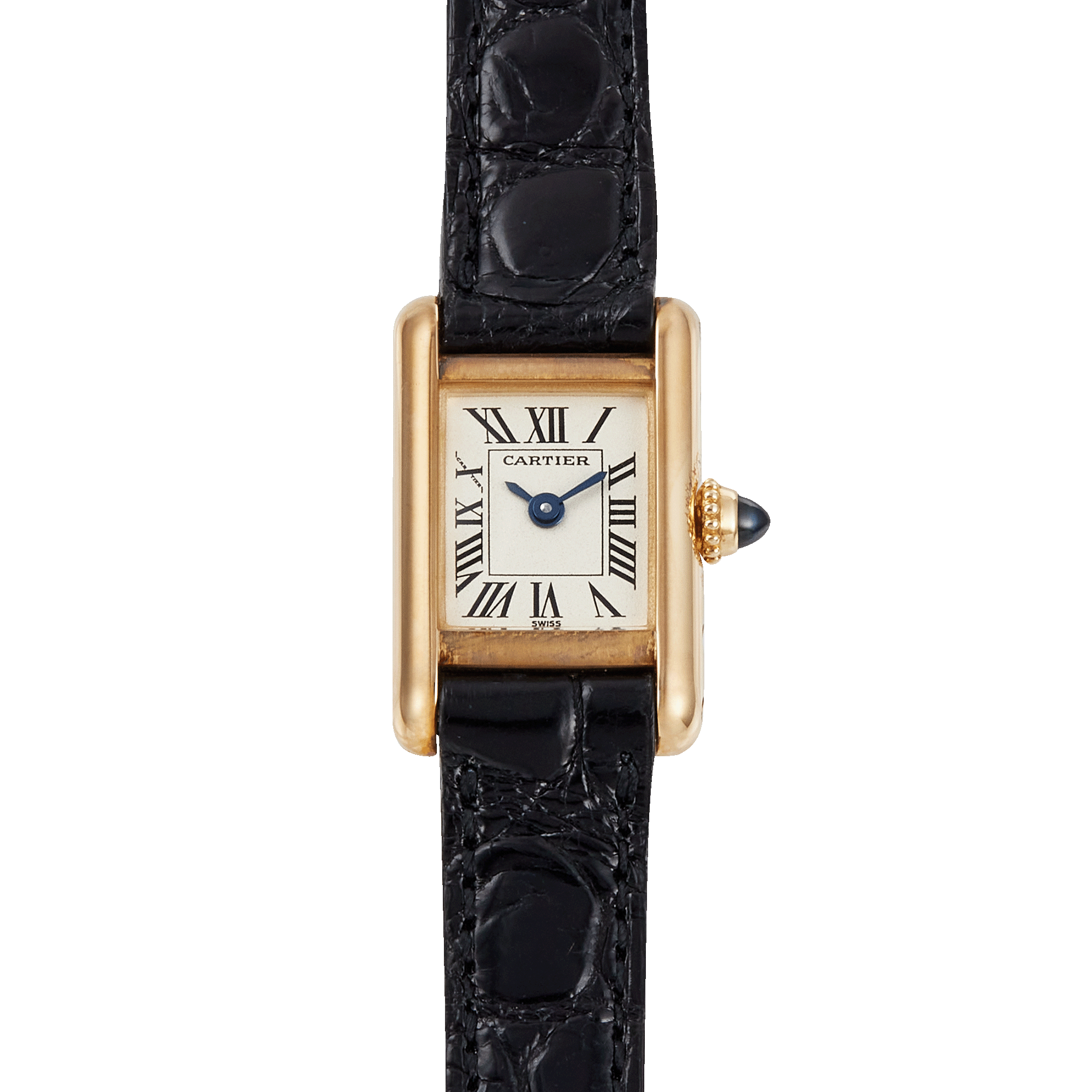 Tank Mini Yellow Gold Quartz White Dial 16mm Product Image