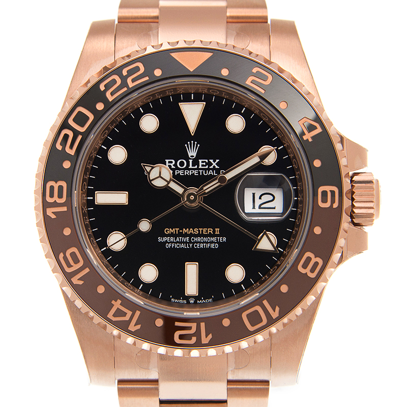 GMT-Master II "Rootbeer" Rose Gold Black Dial 40mm Product Image 4