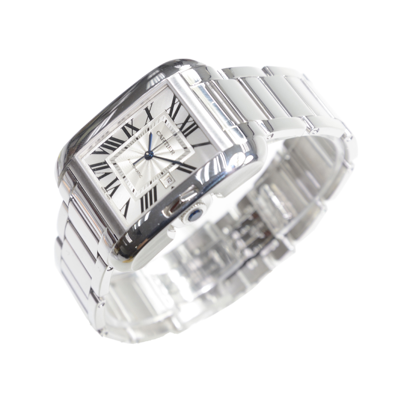 Tank Anglaise White Gold Silver Dial 36mm Product Image 2