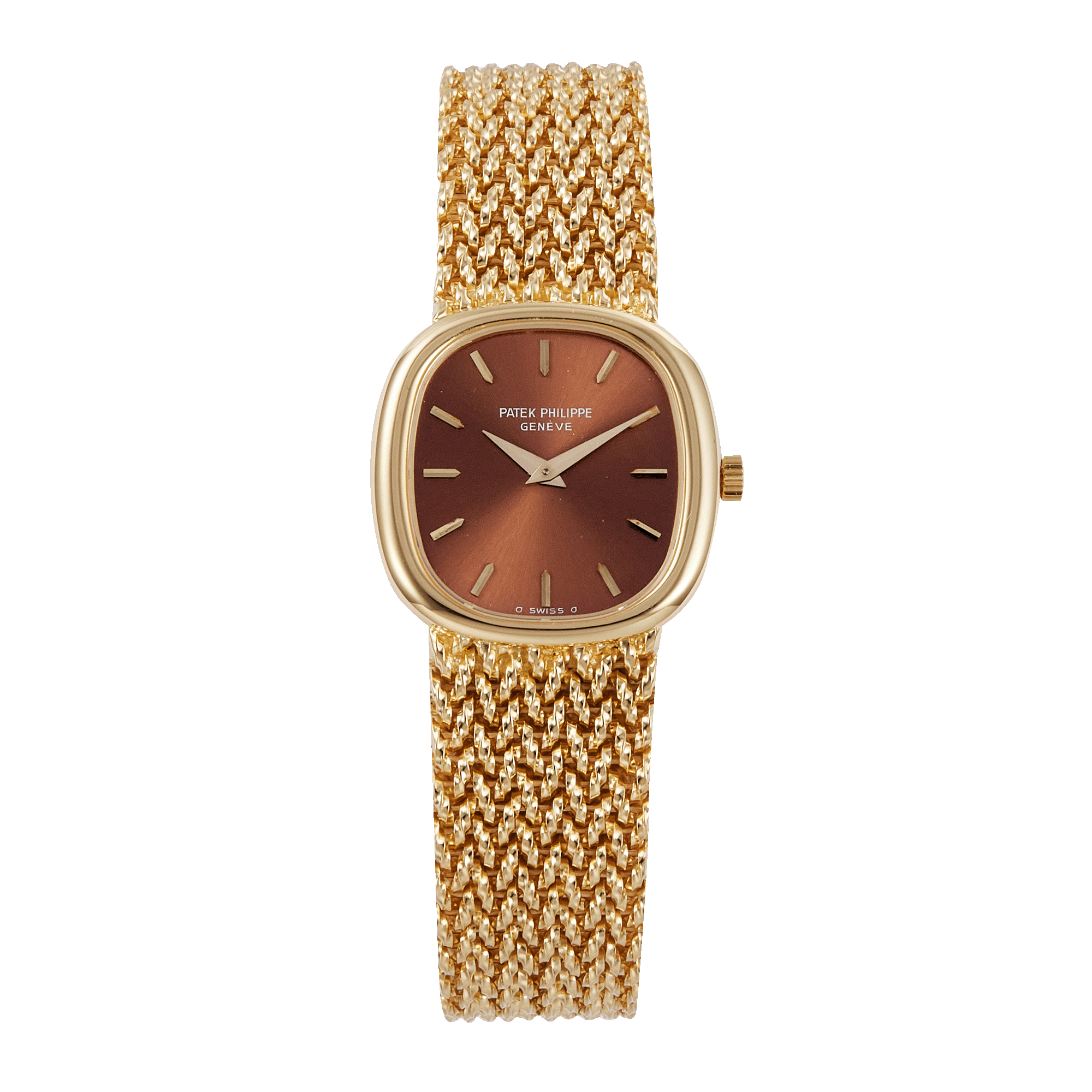 Golden Ellipse Yellow Gold Brown Dial 20mm Product Image 2