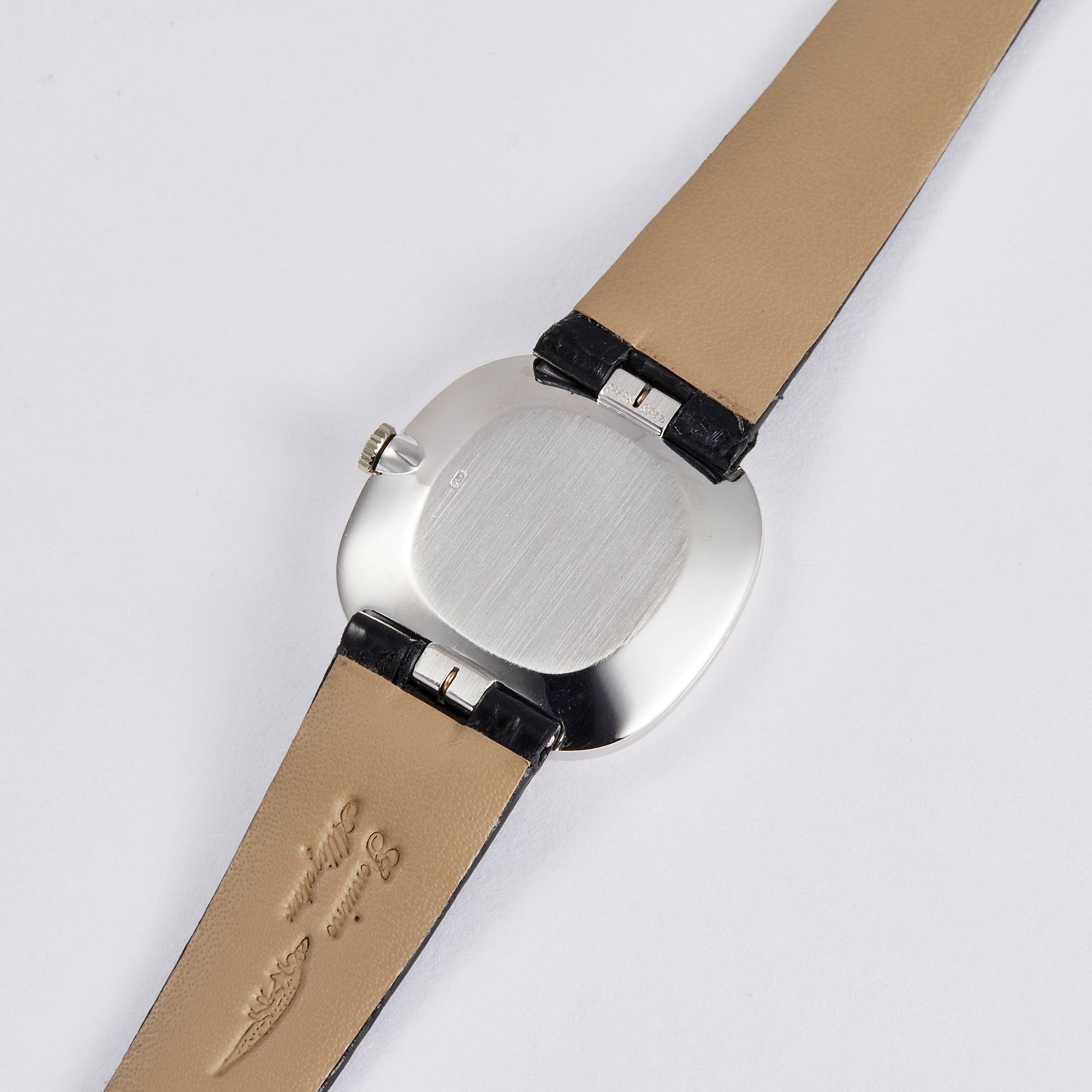 Golden Ellipse Ellipse White Gold Blue Signed Dial "Beyer" 23mm Product Image 5