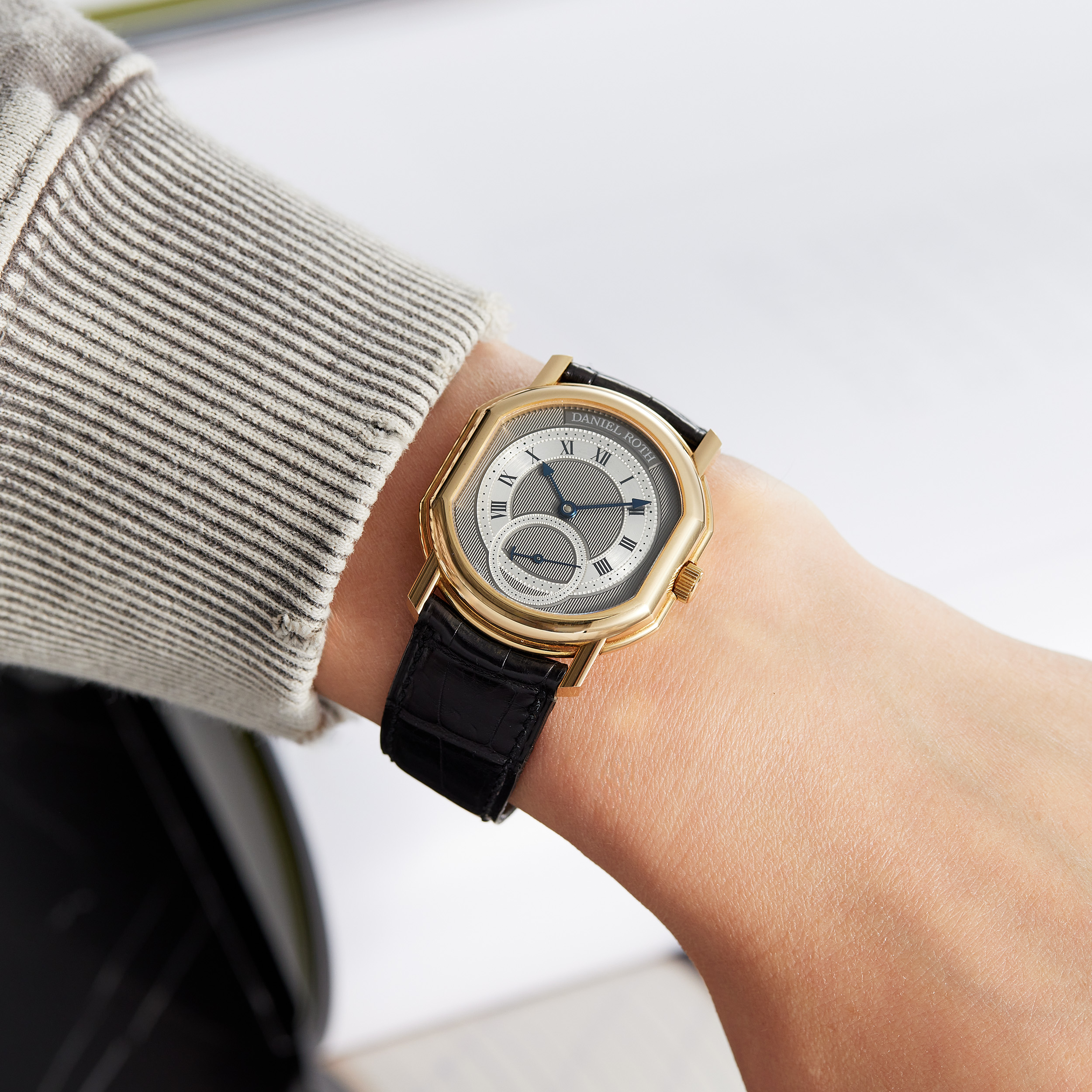 Automatic Small Seconds Yellow Gold Grey Dial Product Image