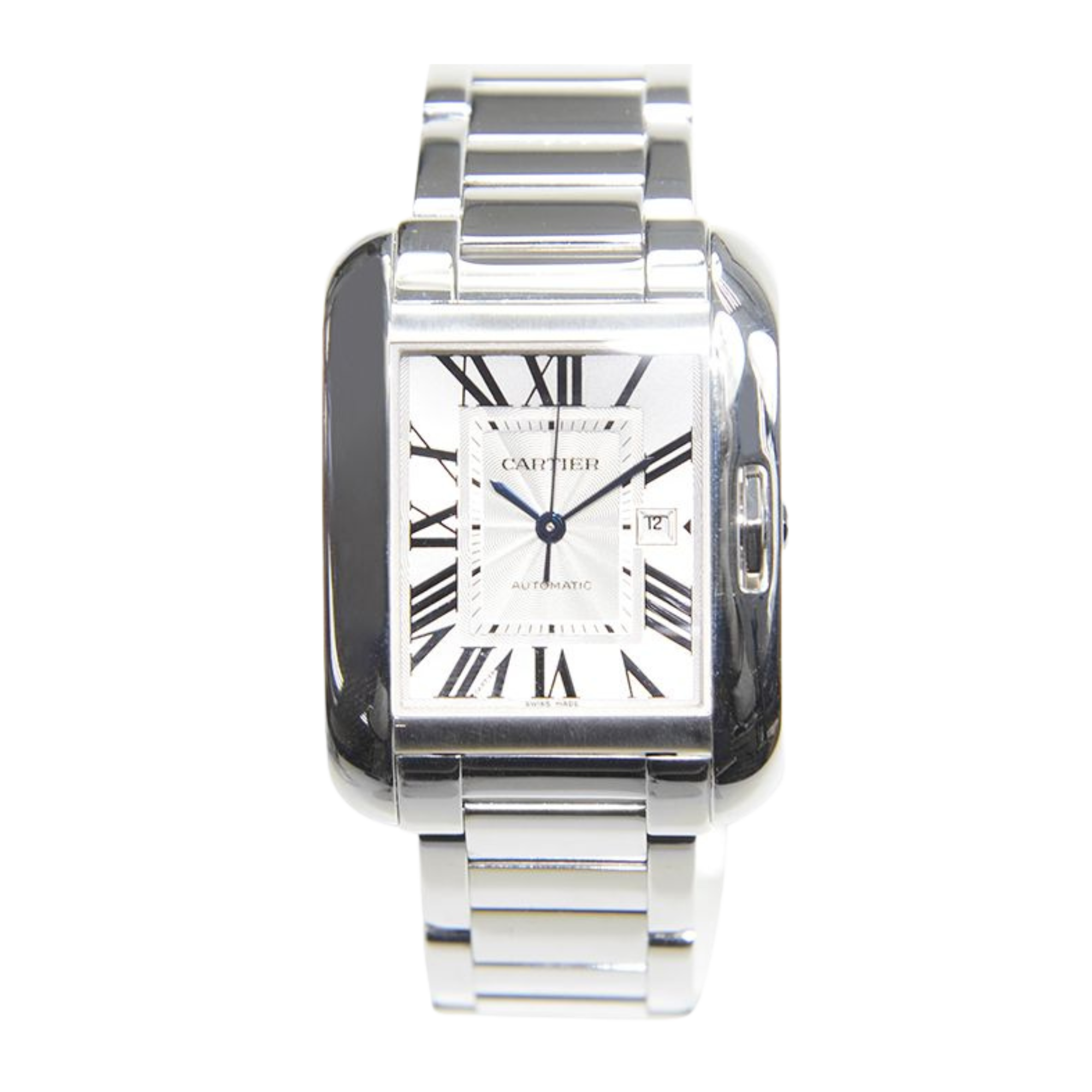 Tank Anglaise White Gold Silver Dial 36mm Product Image 1