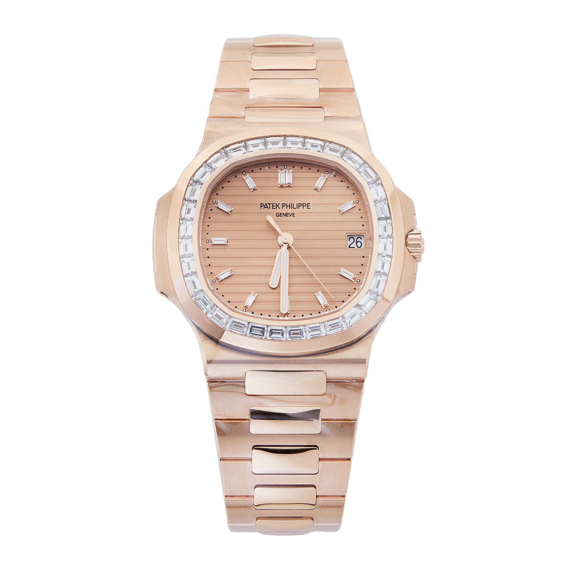 Nautilus Rose Gold Diamond Champagne Dial 40mm Product Image 1