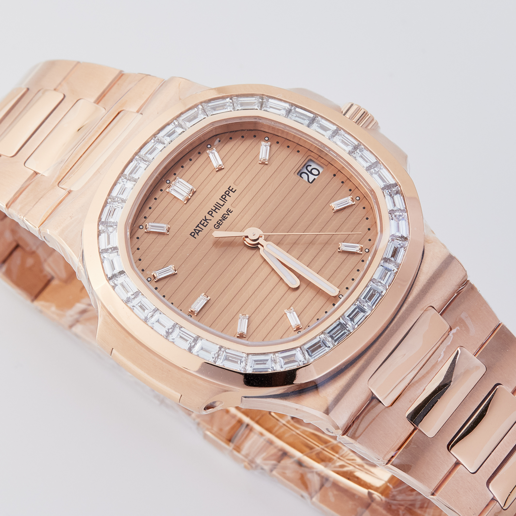 Nautilus Rose Gold Diamond Champagne Dial 40mm Product Image 2