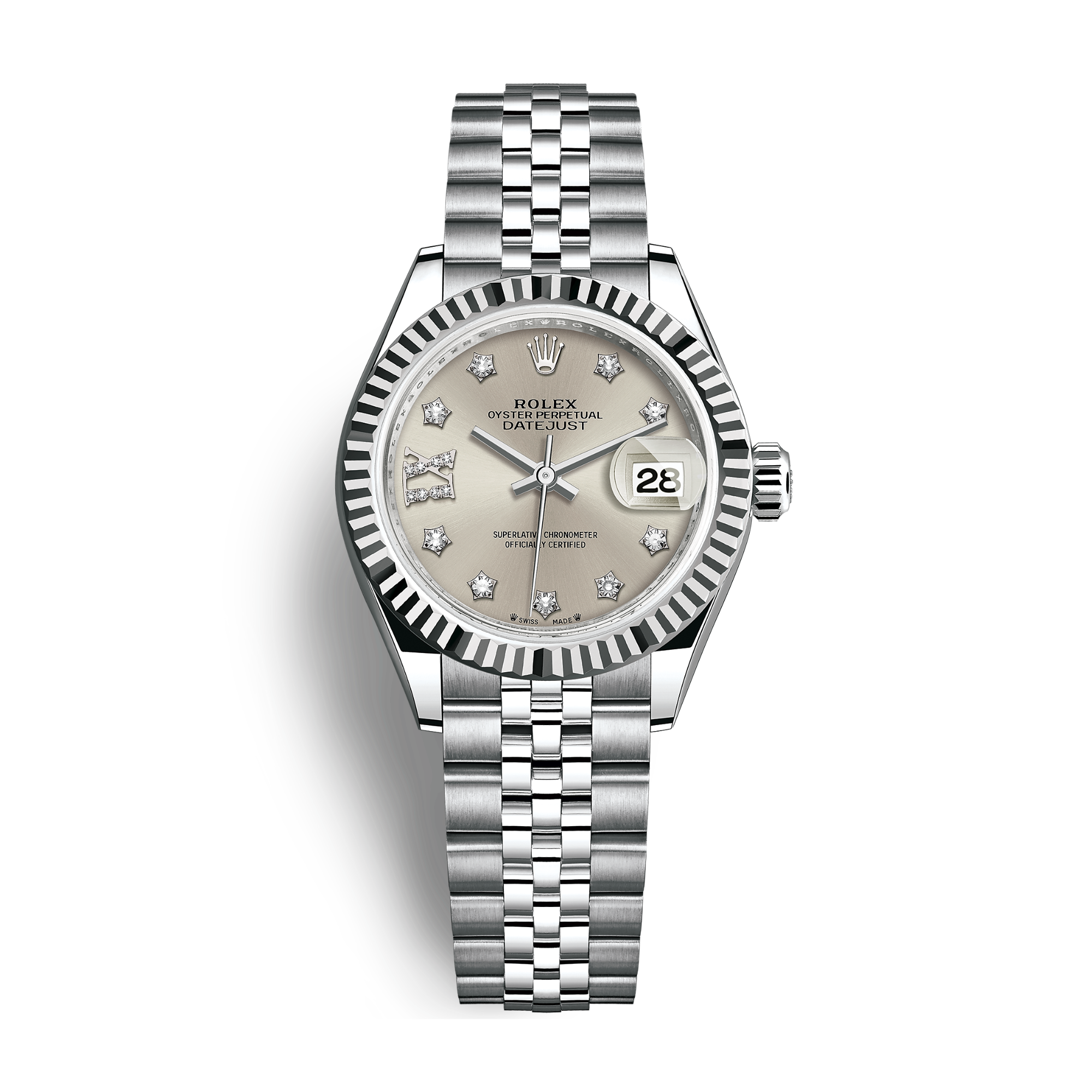 Lady-Datejust Steel Silver Dial 28mm Product Image 1