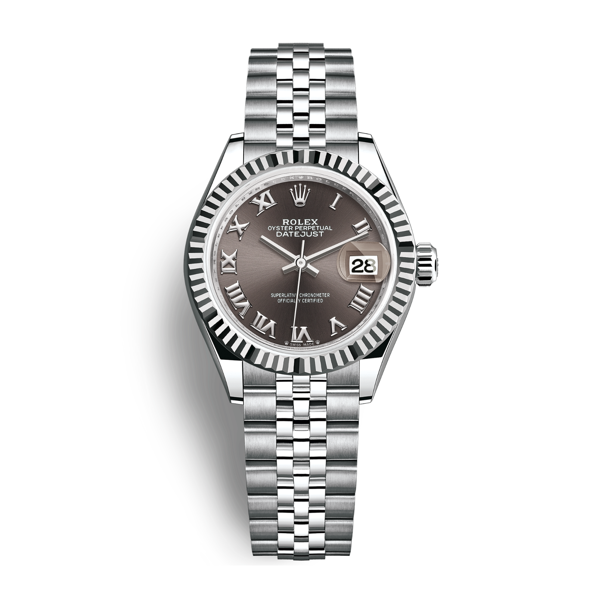 Lady-Datejust 28 Stainless Steel Jubilee Grey Dial Product Image
