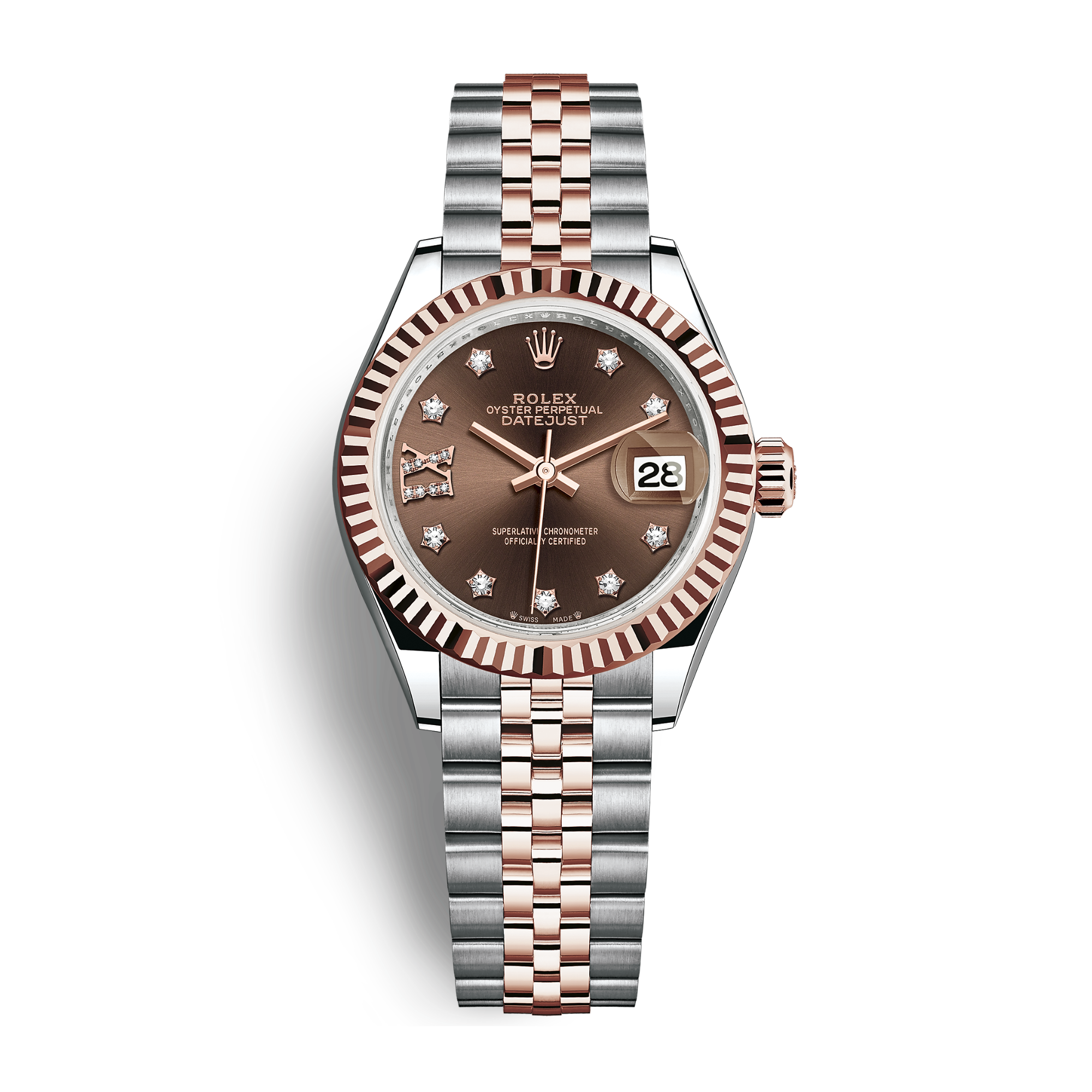 Rolex Lady-Datejust Yellow Gold & Steel Jubilee Champagne Dial