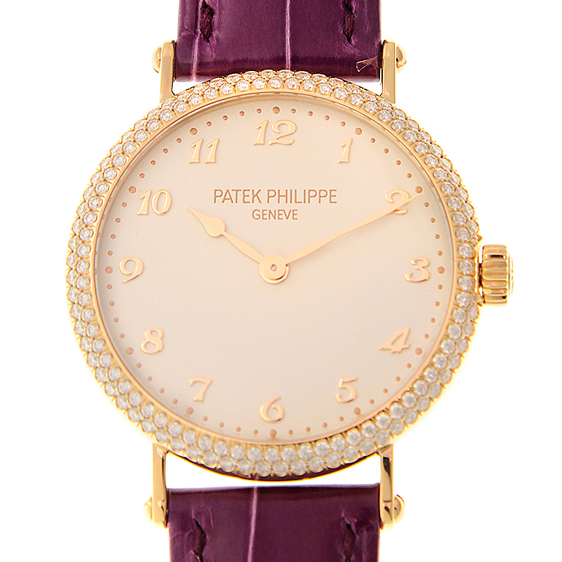 Calatrava Rose Gold Diamond Silver Dial 34mm Product Image 2