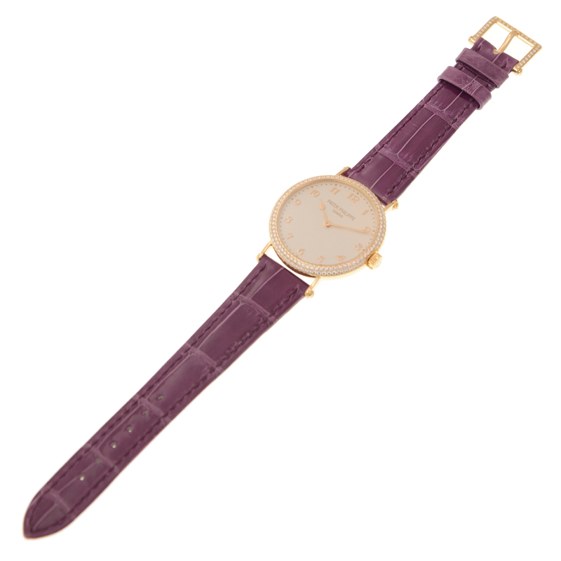 Calatrava Rose Gold Diamond Silver Dial 34mm Product Image 4
