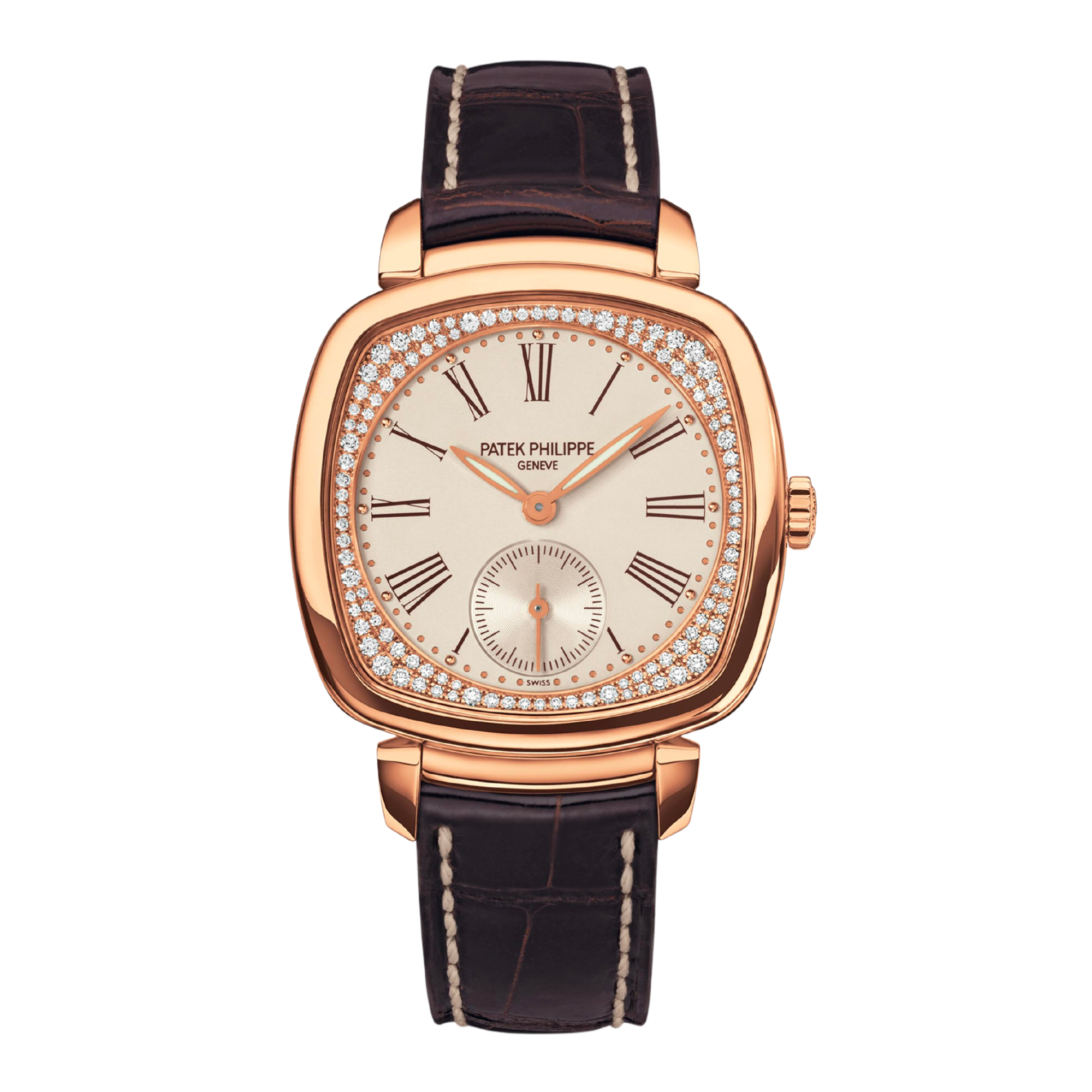 Gondolo Rose Gold Diamond Silver Dial 30mm Product Image 1