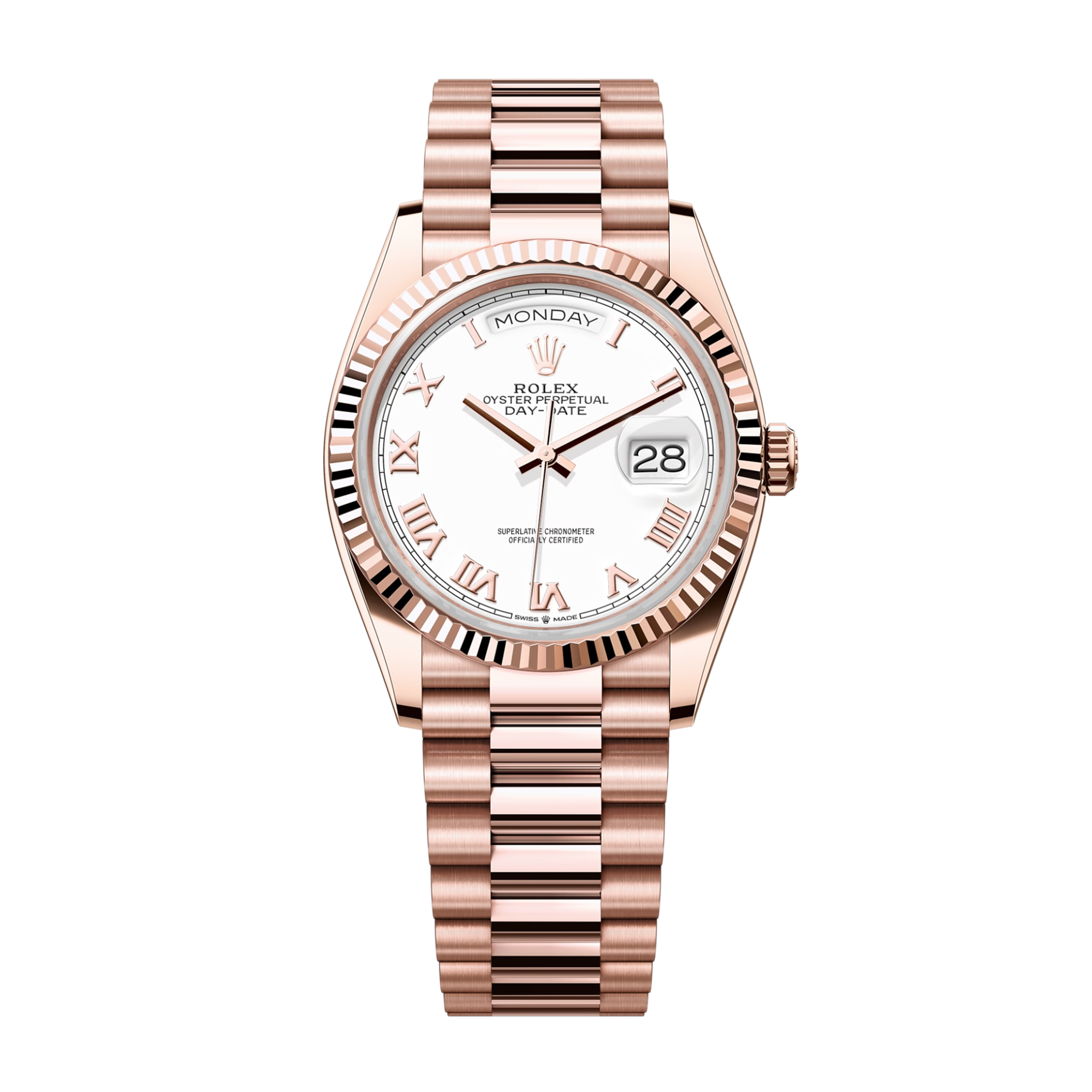 Day-Date 36 Rose Gold White Dial 36mm Product Image 2