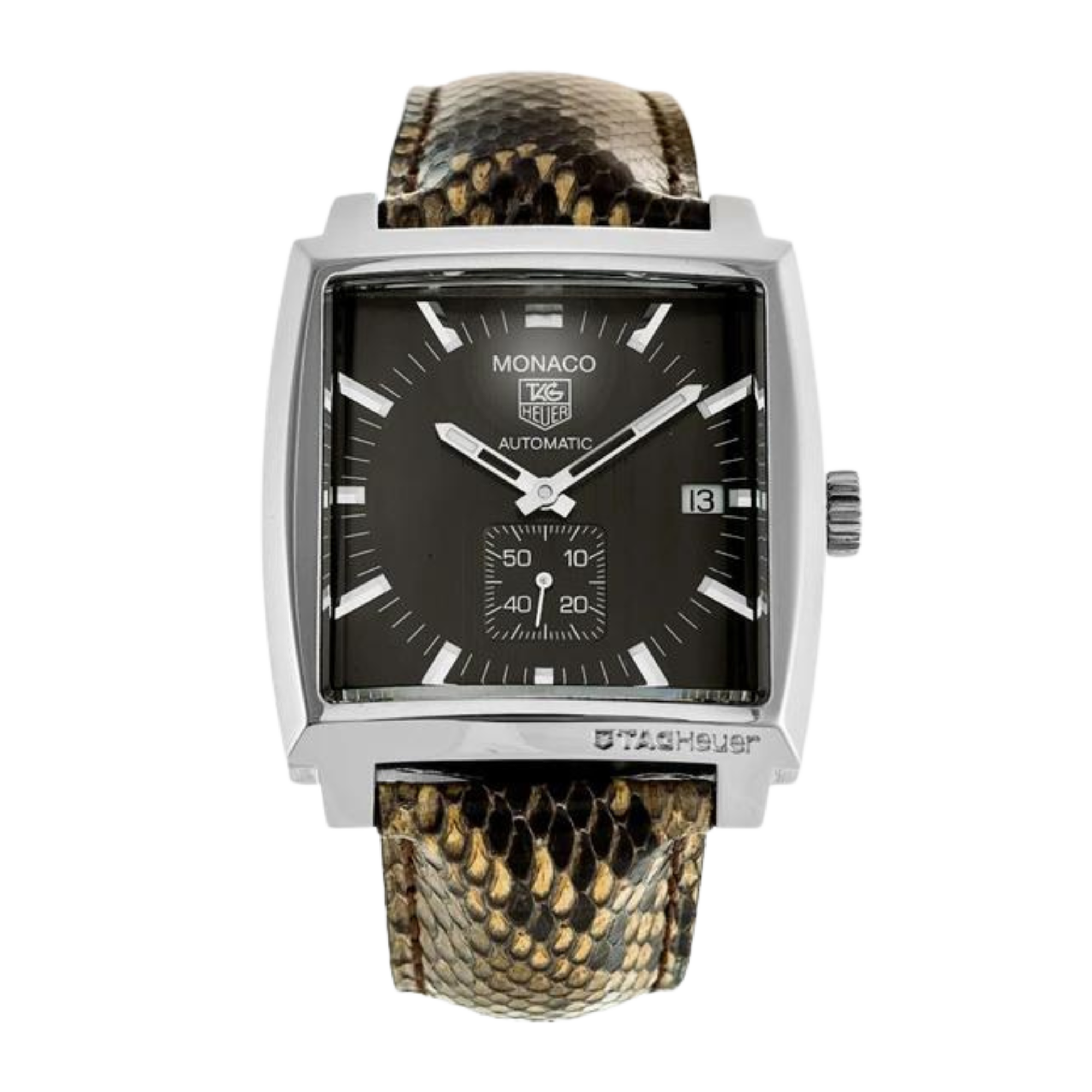 Tag Heuer Monaco Python Steel Brown Dial 38mm WW2115.FC6217 - Make