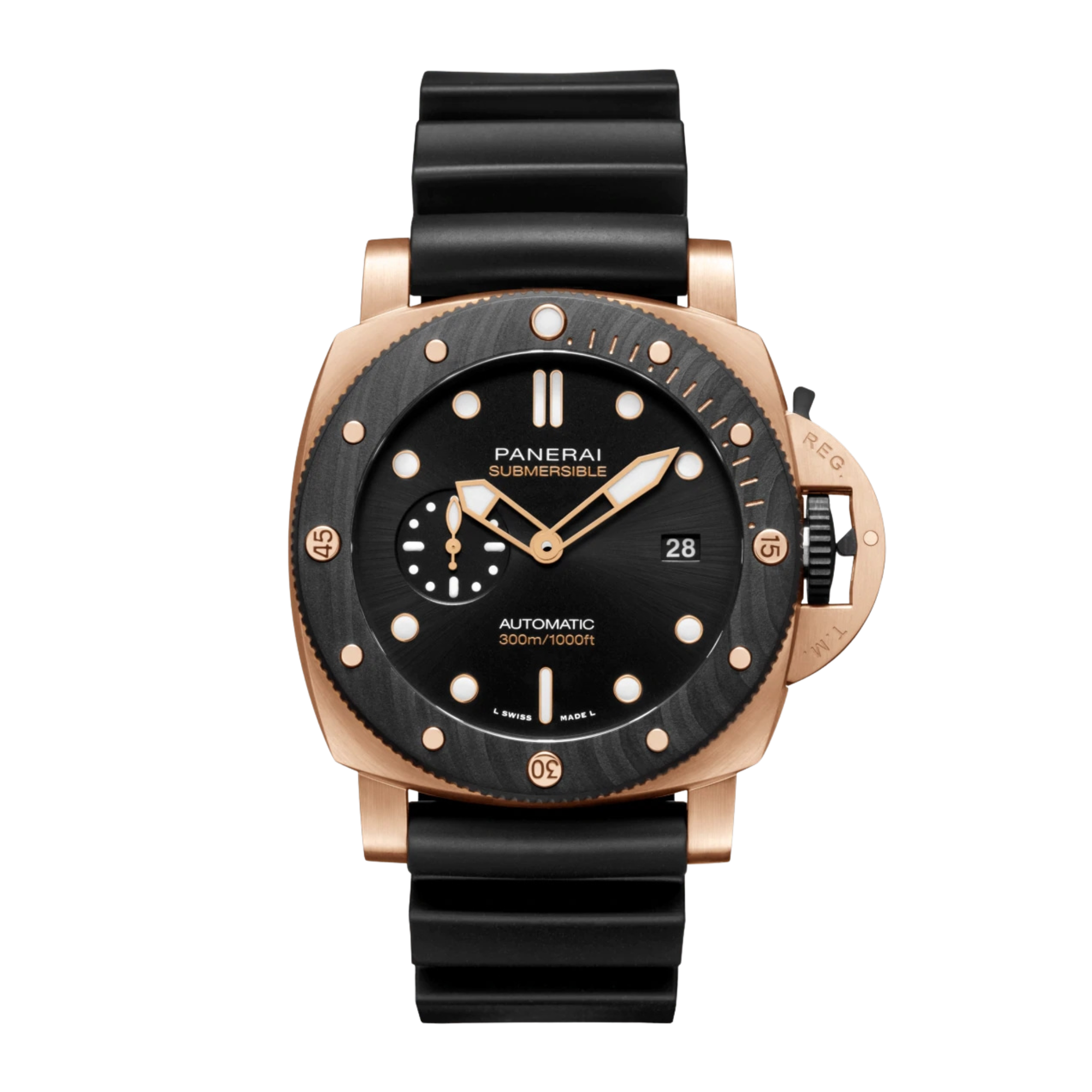 Submersible 44 Goldtech OroCarbo Black Dial Product Image