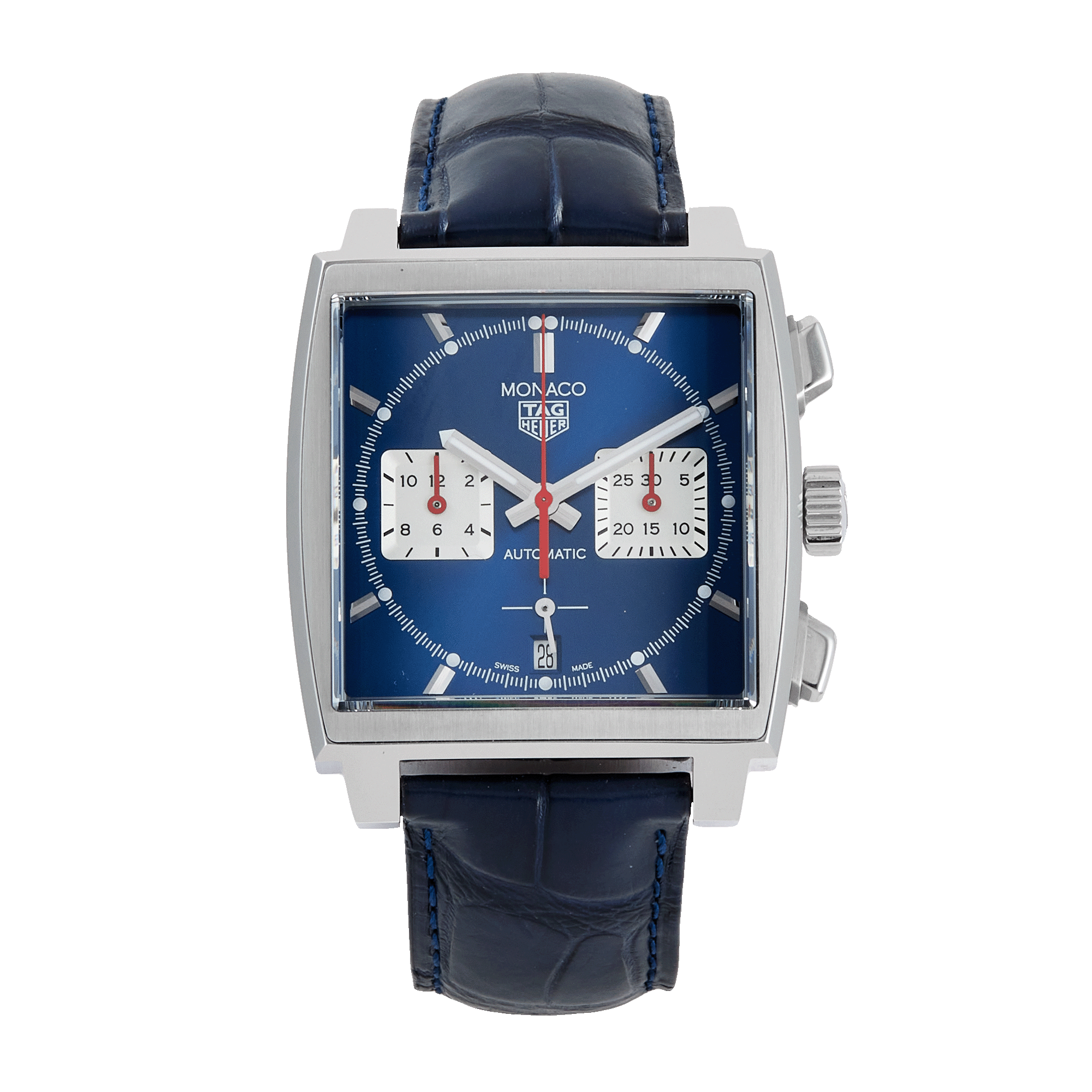 Monaco Calibre Heuer Steel Blue Dial 39mm Product Image 1