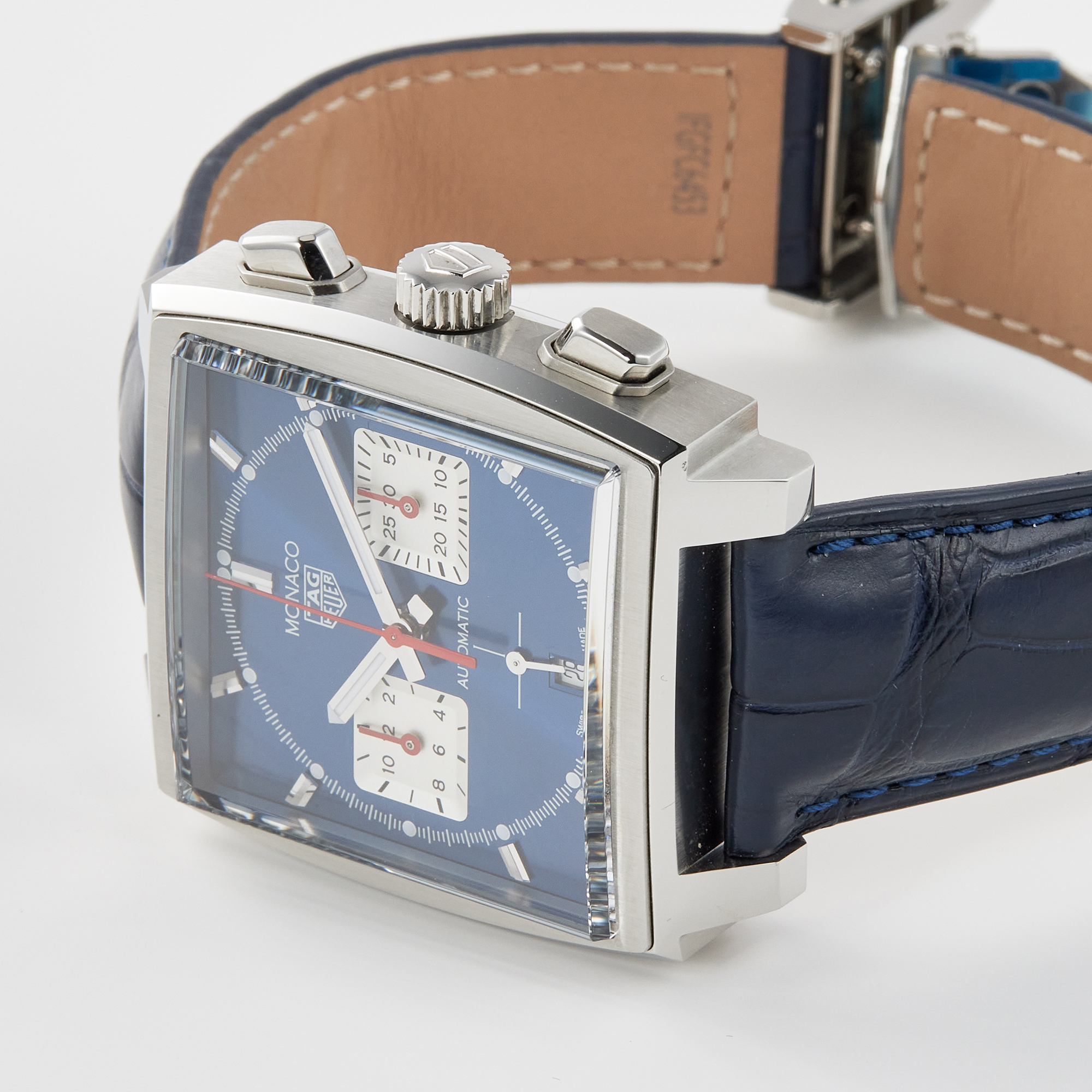 Monaco Calibre Heuer Steel Blue Dial 39mm Product Image 3