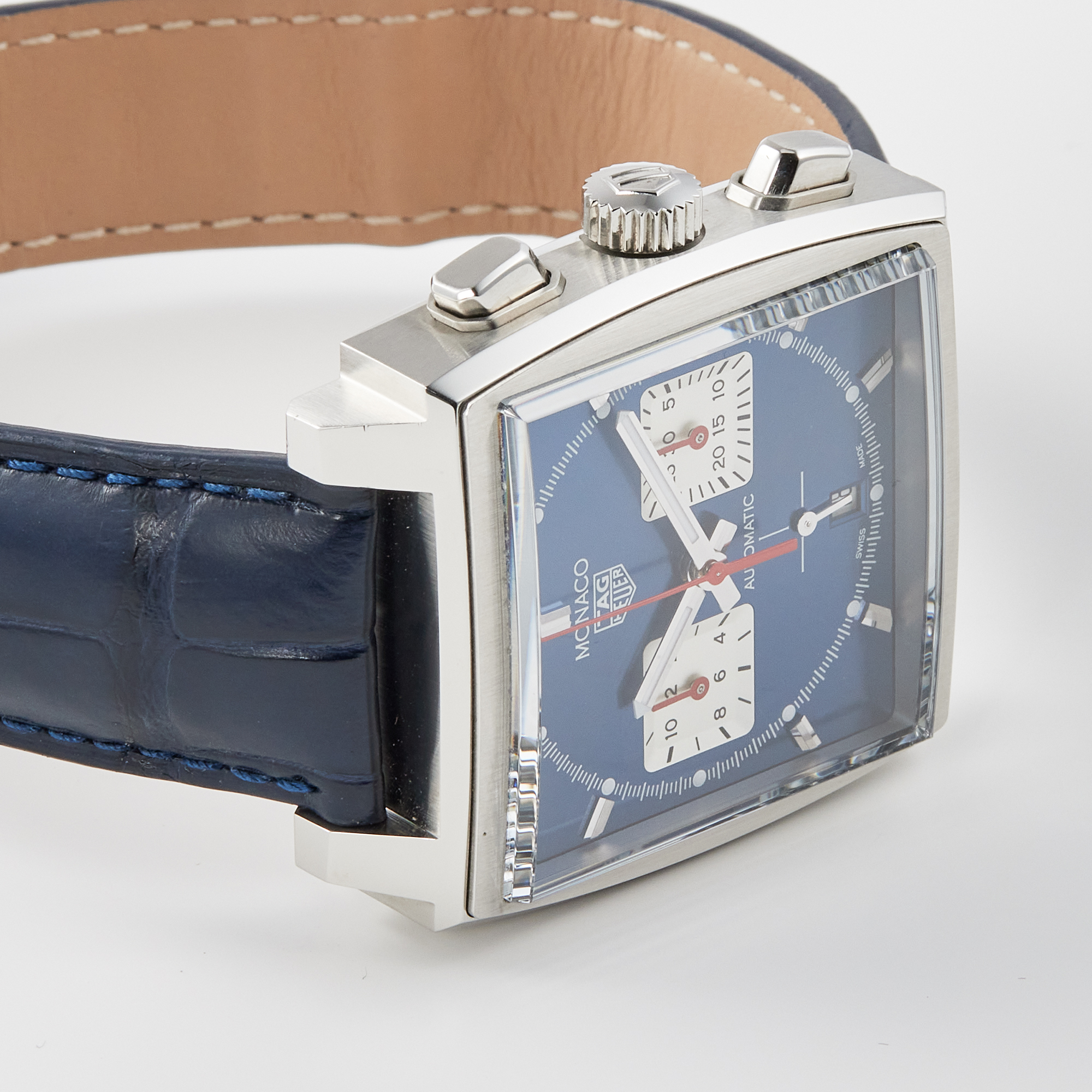 Monaco Calibre Heuer Steel Blue Dial 39mm Product Image 4