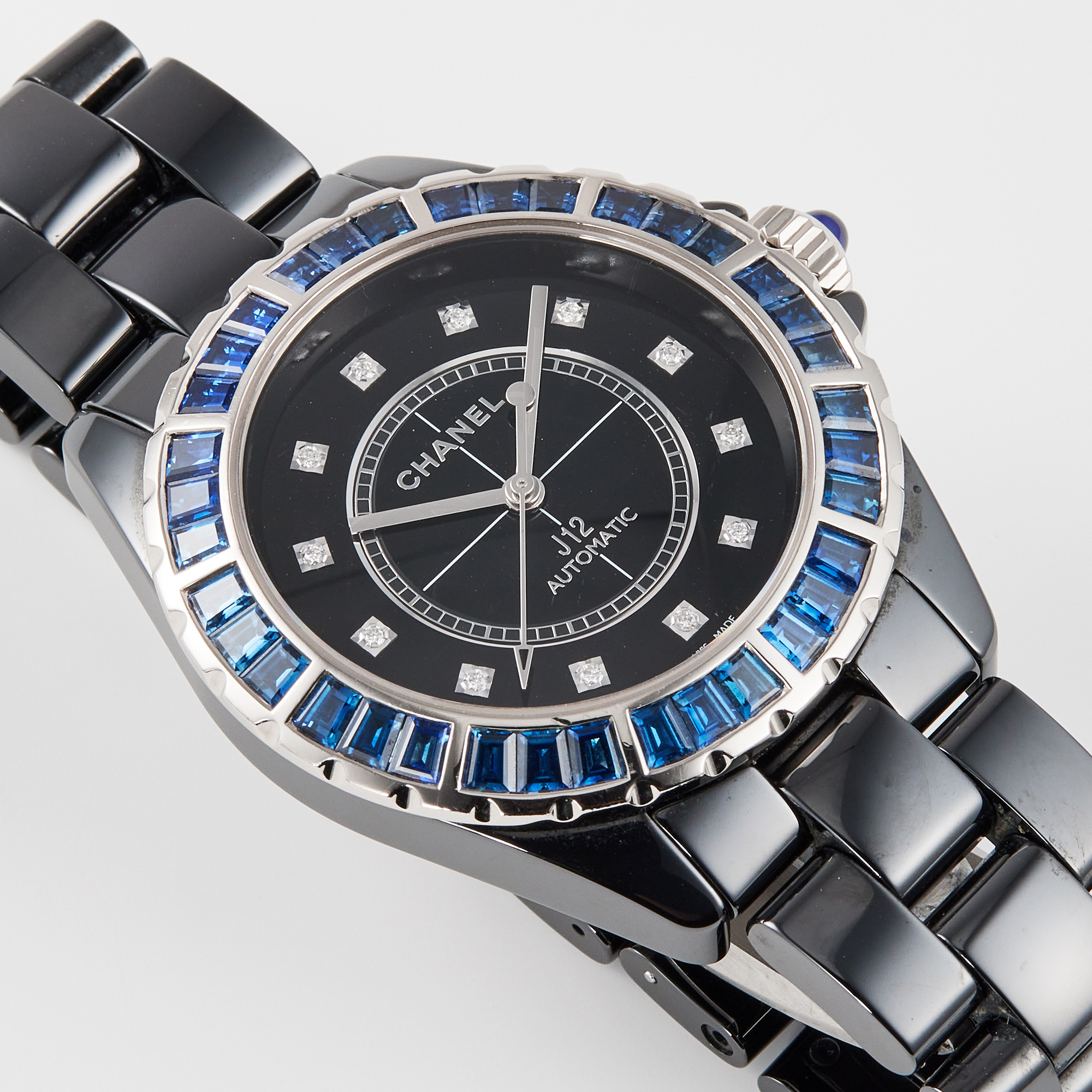 J12 Noire Ceramic Sapphire Black Dial 38mm Product Image 2