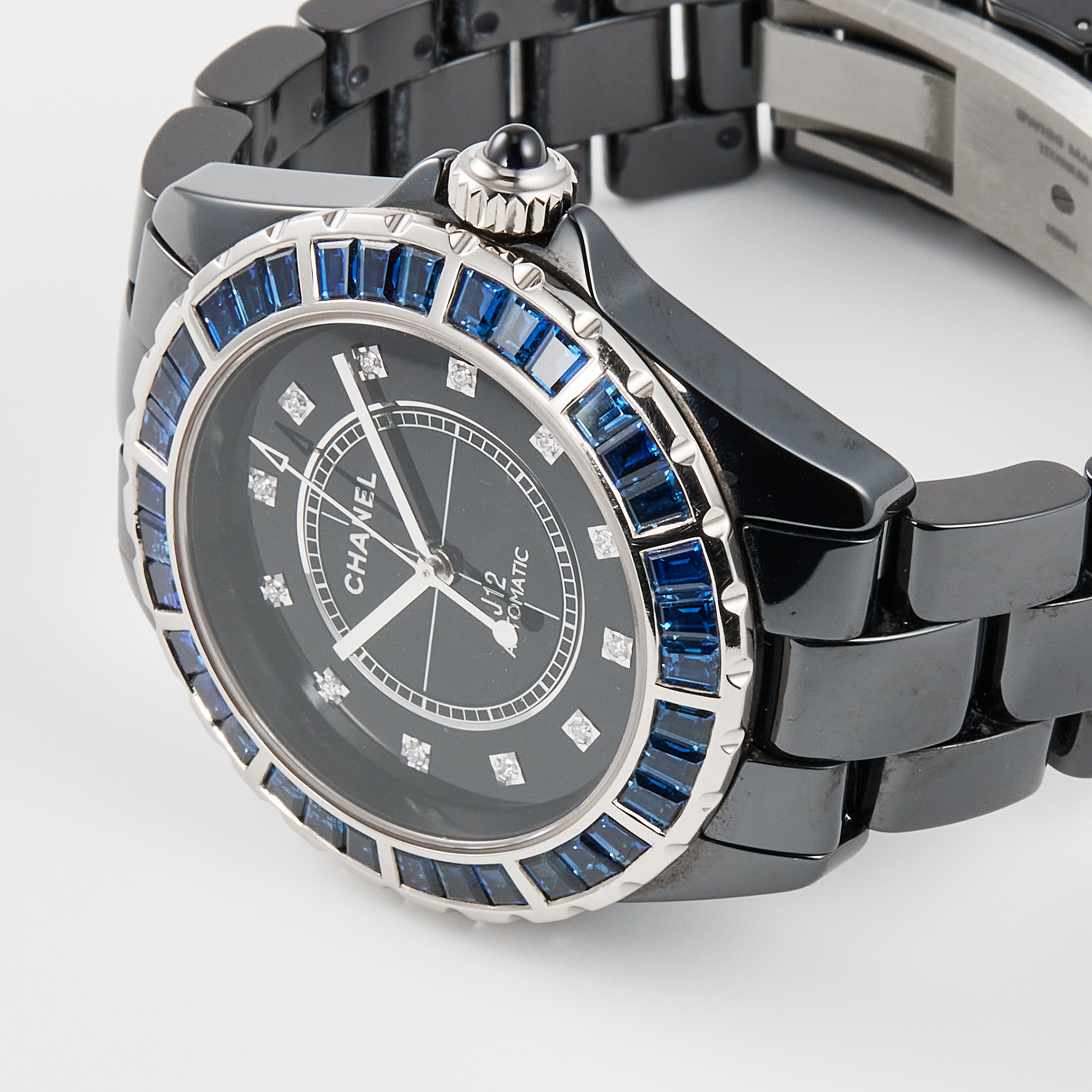 J12 Noire Ceramic Sapphire Black Dial 38mm Product Image 3