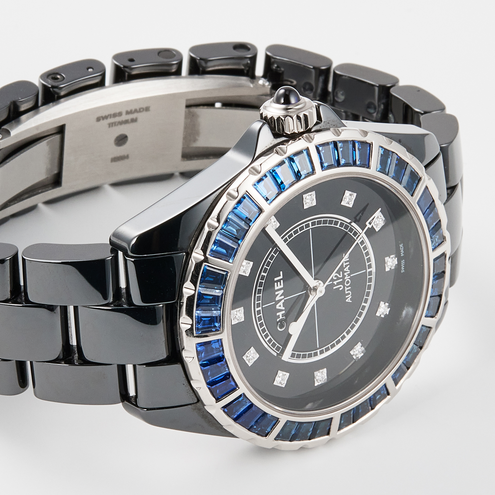 J12 Noire Ceramic Sapphire Black Dial 38mm Product Image 4