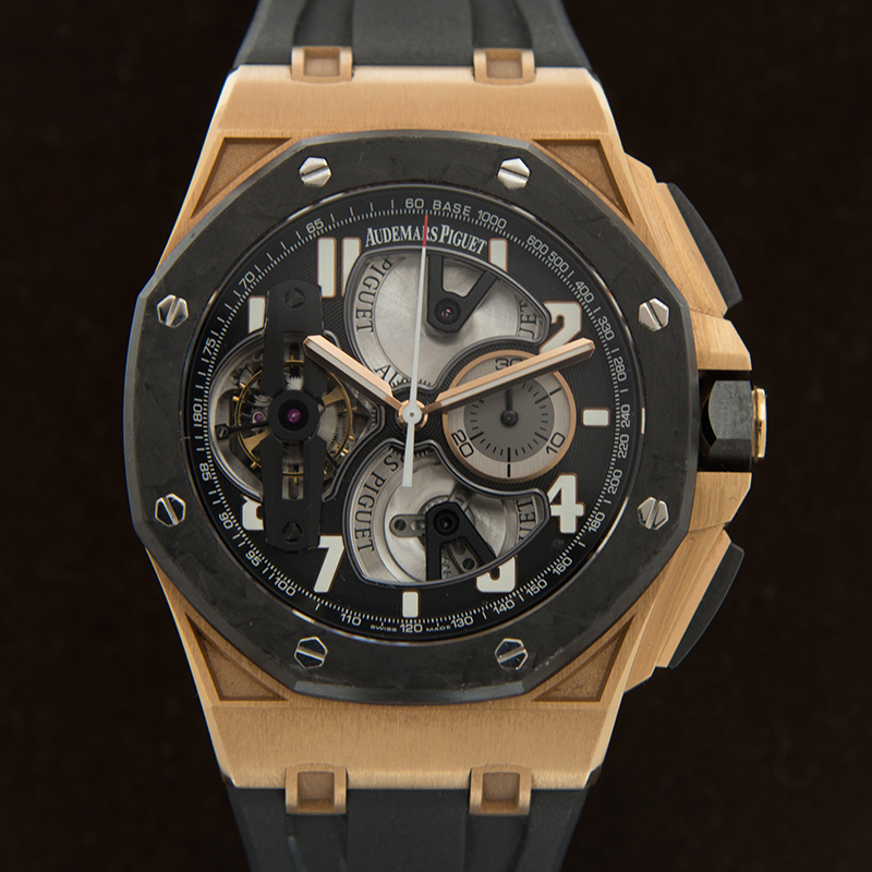 Royal Oak Offshore Tourbillon Rose Gold Black Dial 44mm Product Image 2