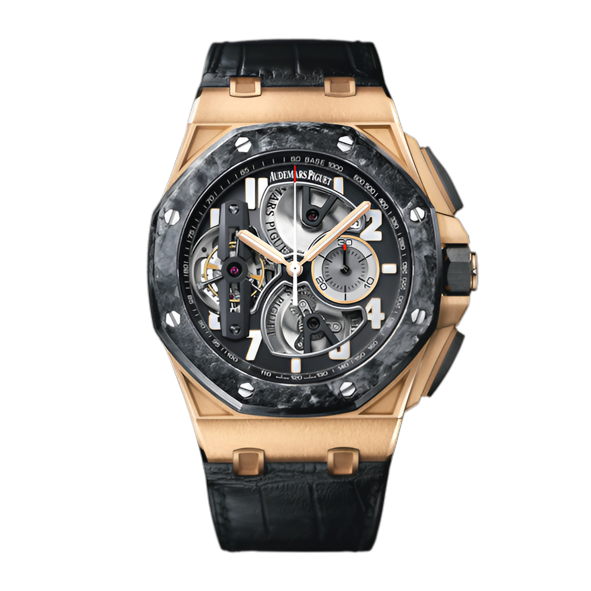 Royal Oak Offshore Tourbillon Rose Gold Black Dial 44mm Product Image 1